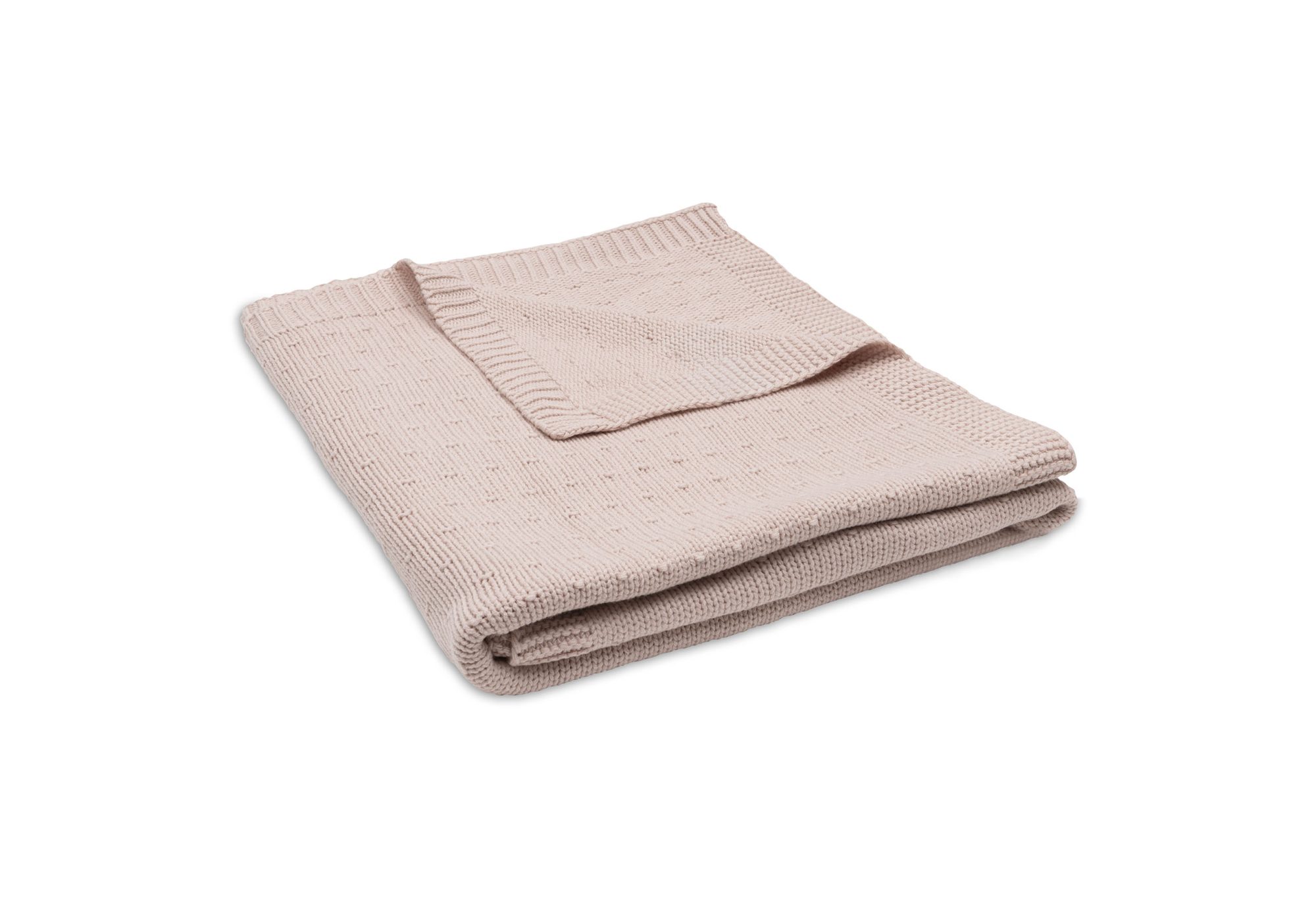 Deken Ledikant 100x150cm Sprinkle Knit - Silk Rose - afbeelding 4