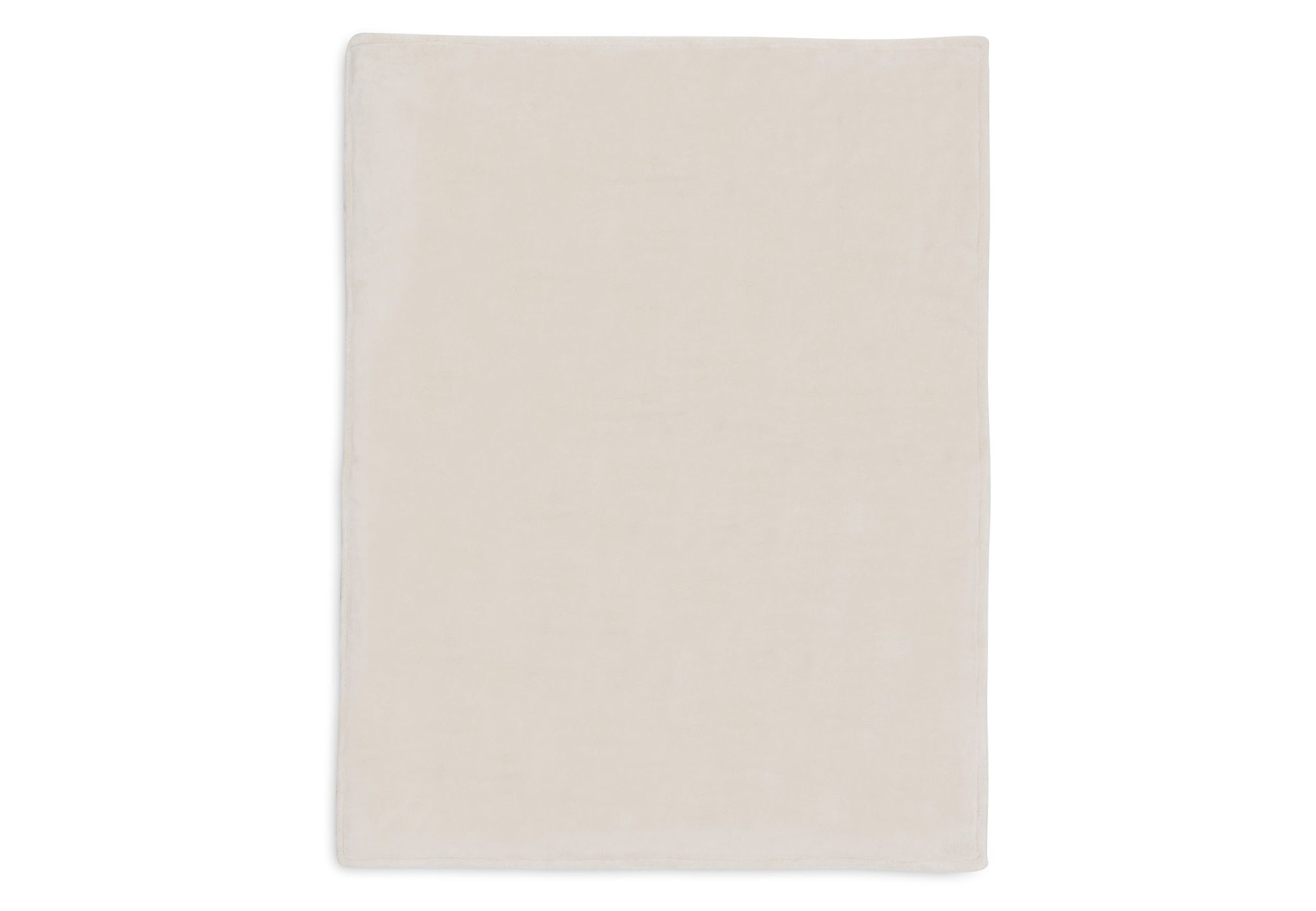 Deken Wieg 75x100cm Basic Knit - Oatmeal/Velvet - afbeelding 2
