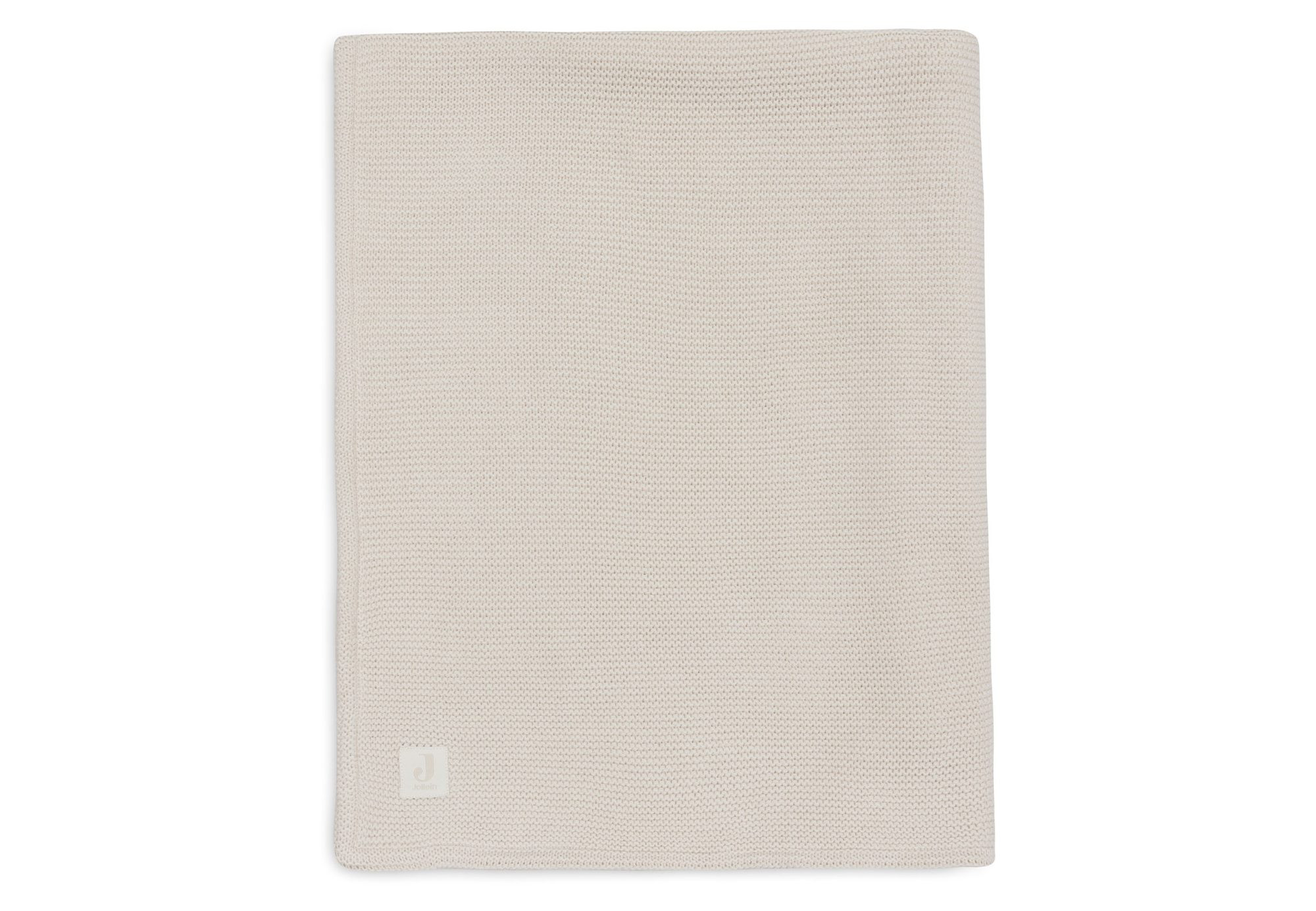 Deken Wieg 75x100cm Basic Knit - Oatmeal/Velvet