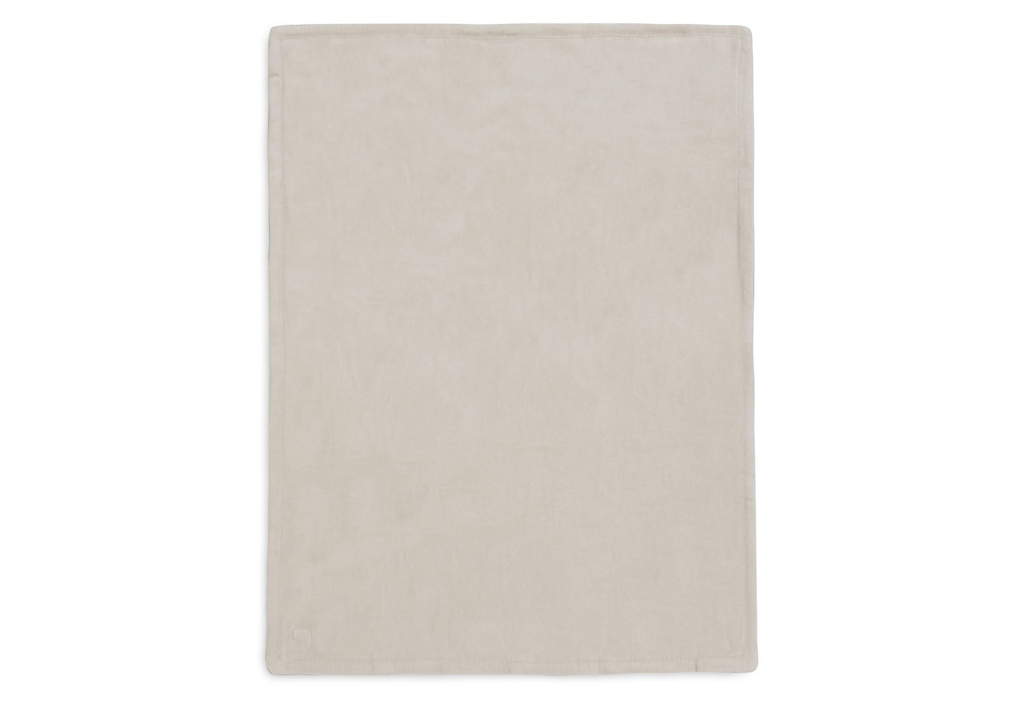 Deken Wieg 75x100cm Box Knit - Warm Sand/Velvet - GOTS - afbeelding 2