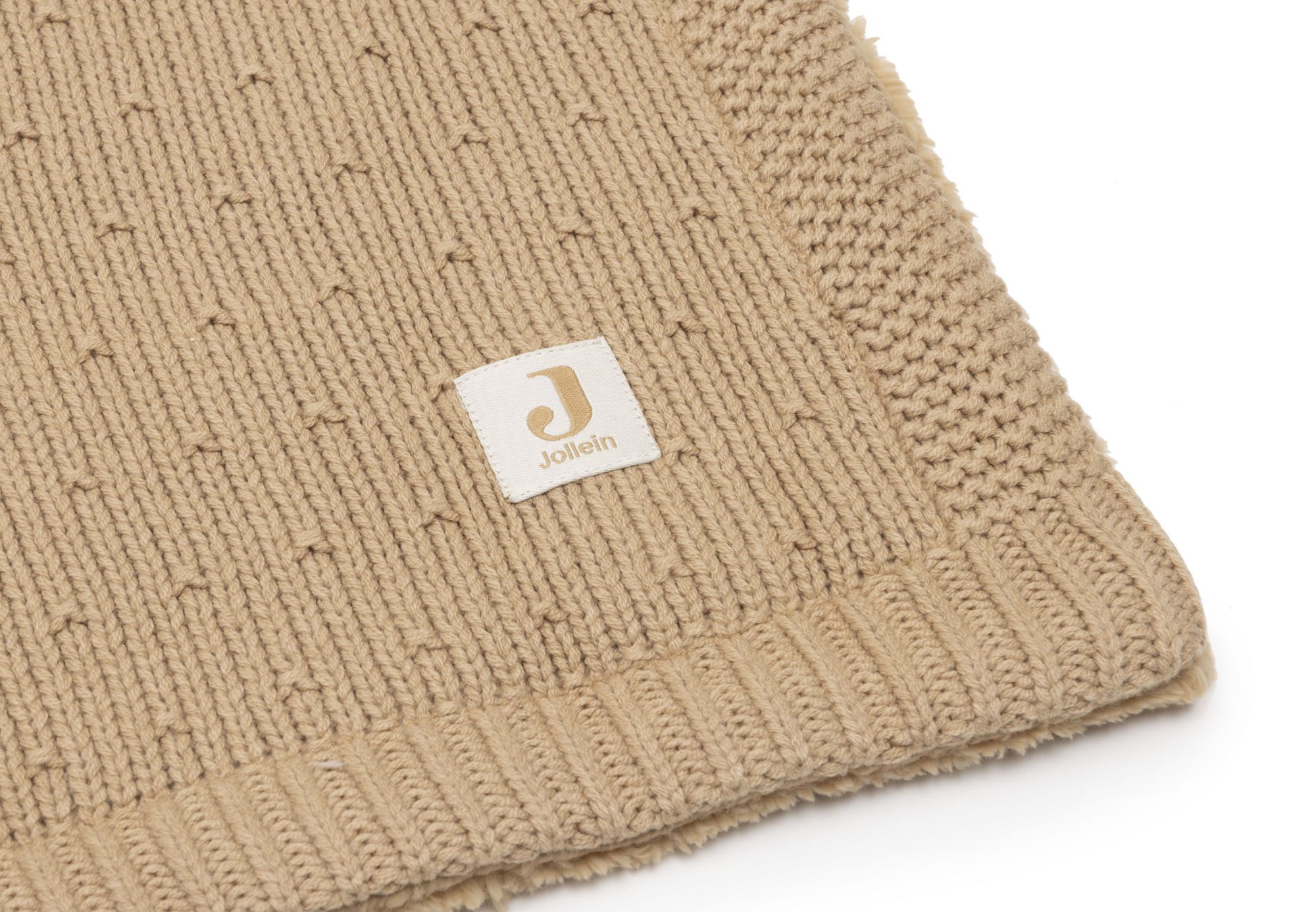Deken Wieg 75x100cm Sprinkle Knit - Hazel/Fluffy - afbeelding 3