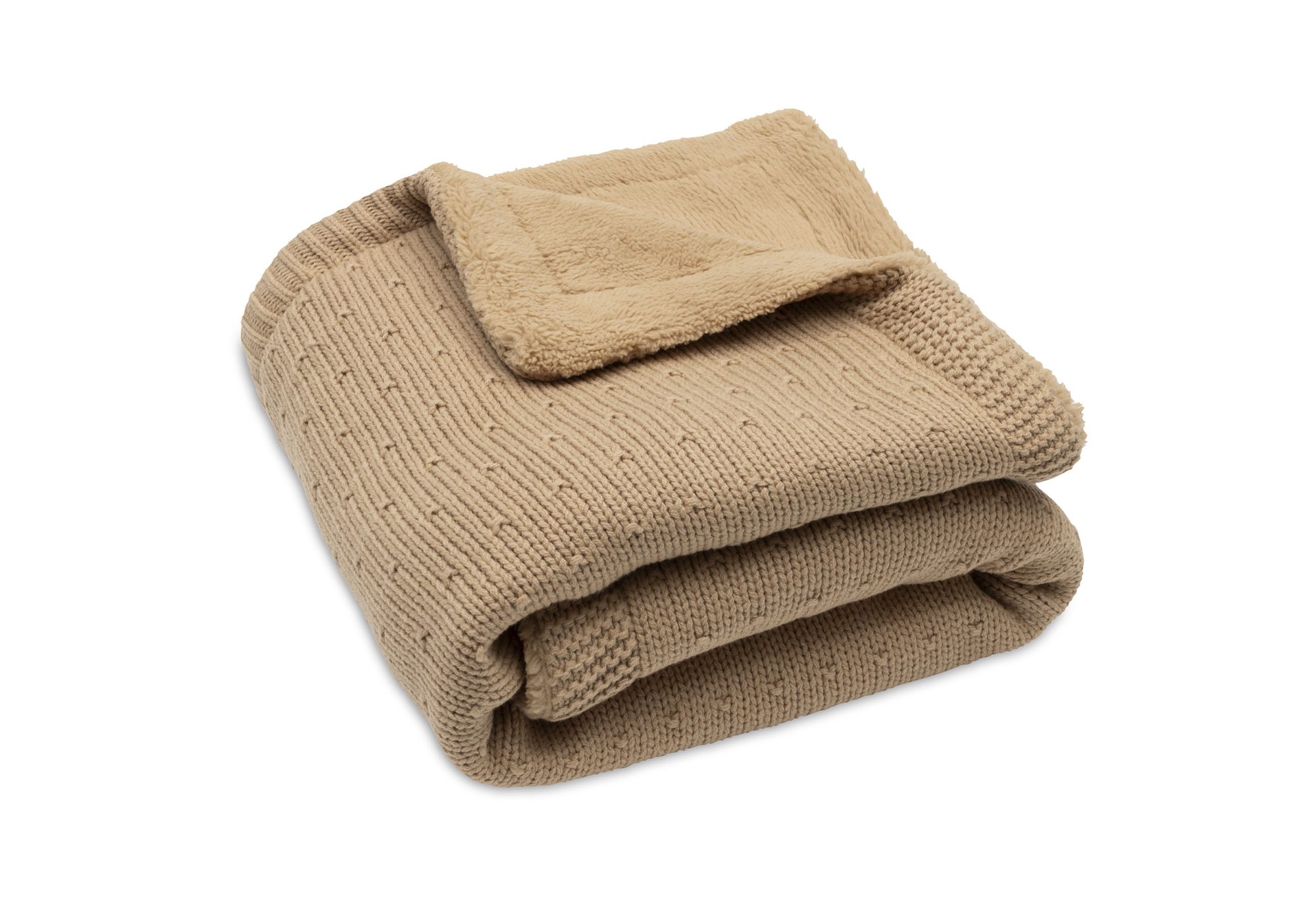 Deken Wieg 75x100cm Sprinkle Knit - Hazel/Fluffy - afbeelding 4