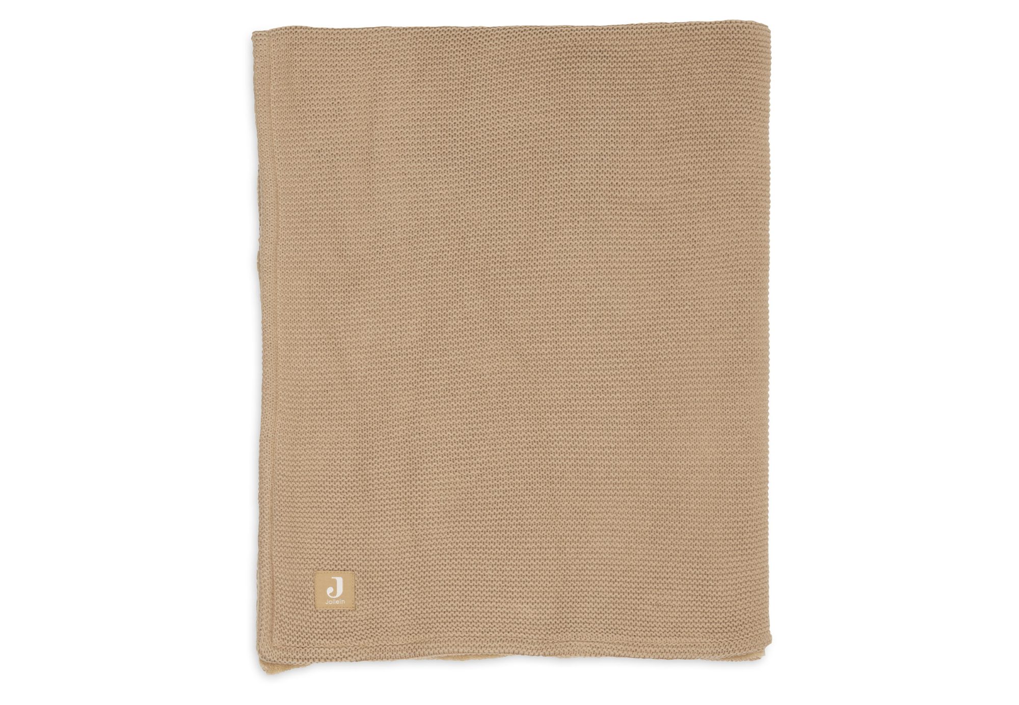 Deken Wieg 75x100cm Basic Knit - Hazel/Fleece