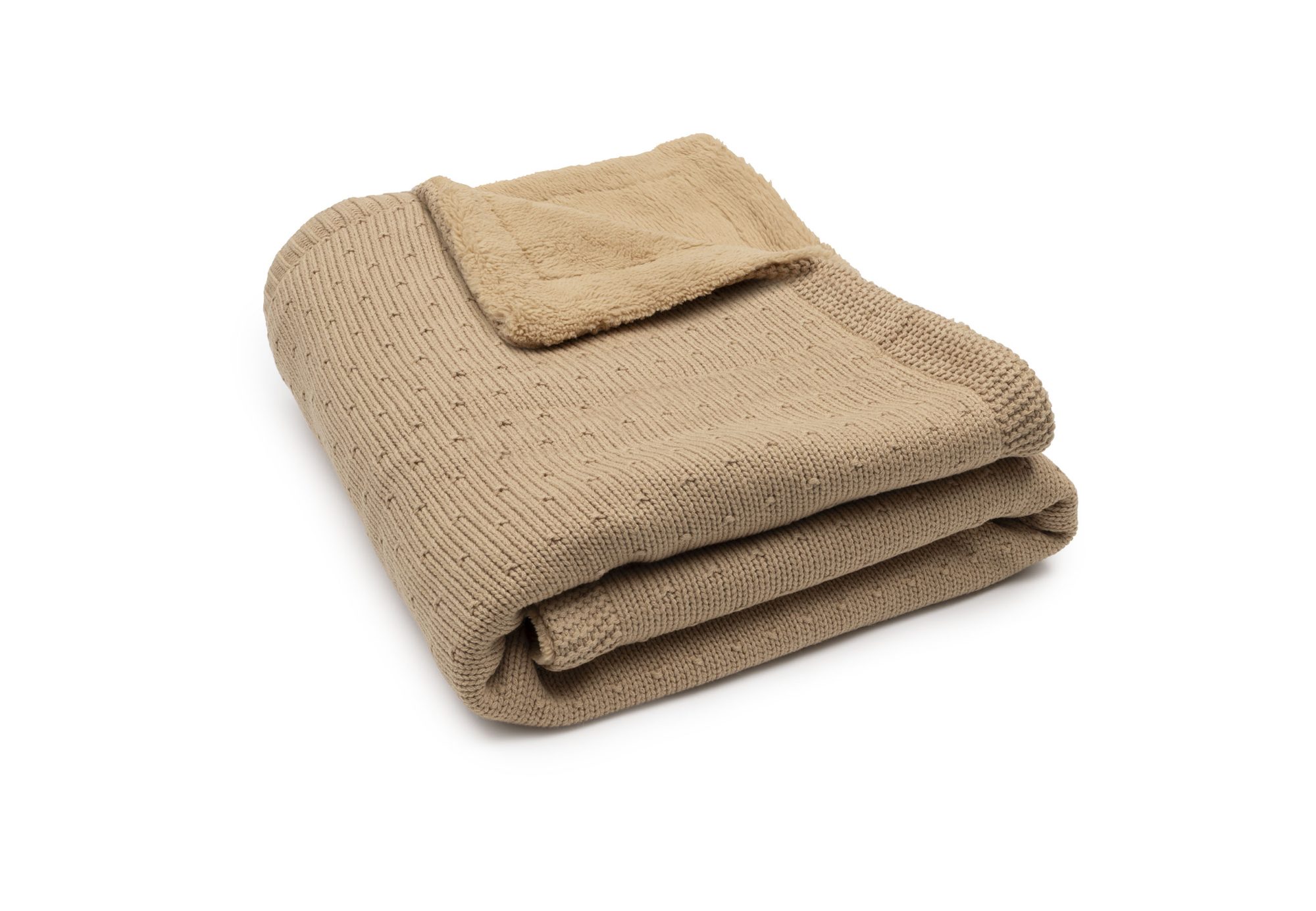 Deken Ledikant 100x150cm Sprinkle Knit - Hazel/Fluffy - afbeelding 4