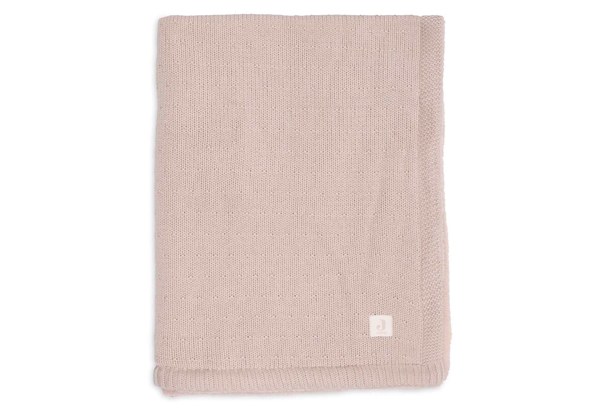 Deken Ledikant 100x150cm Sprinkle Knit - Silk Rose/Fluffy