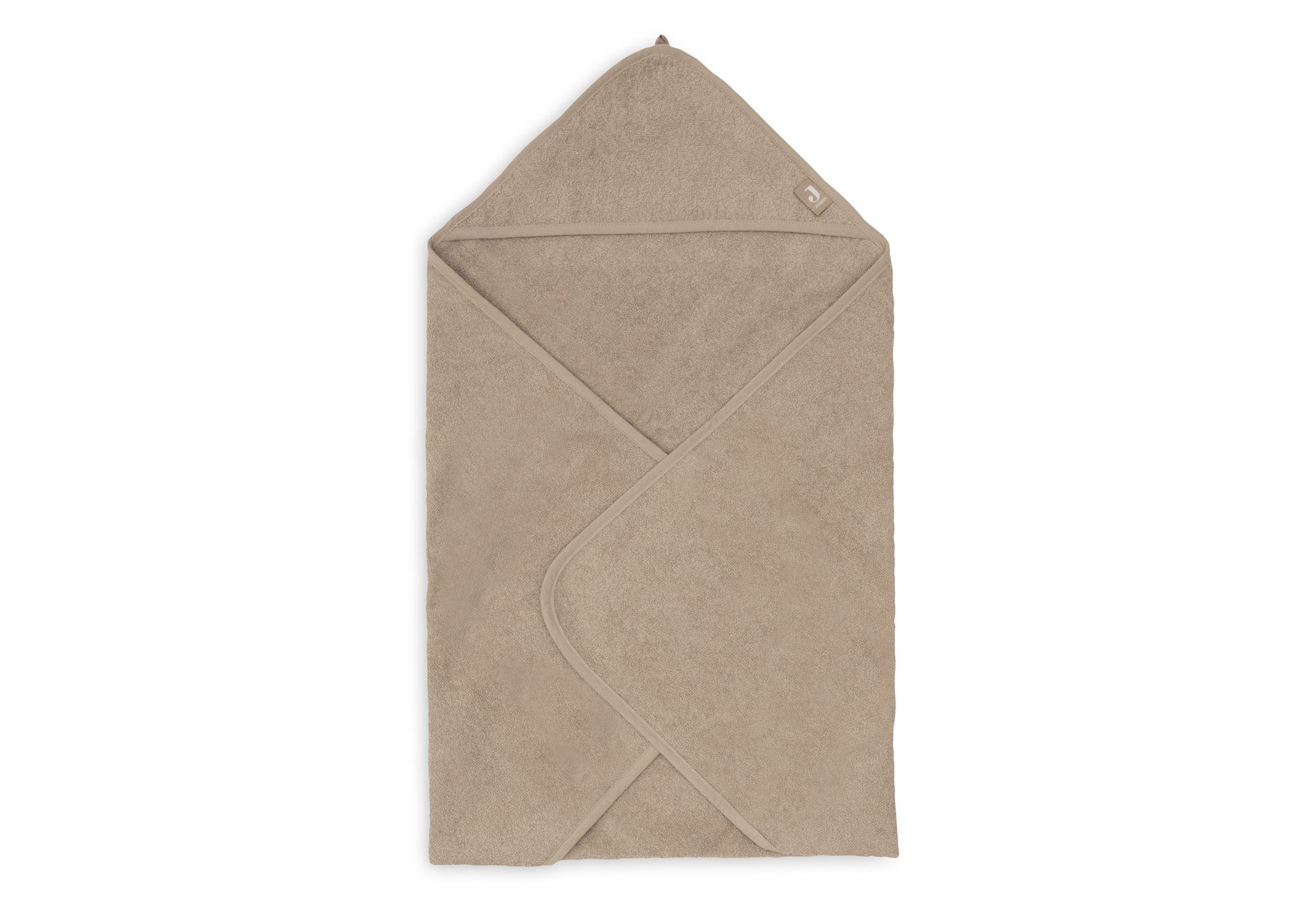 Badcape Badstof 75x75cm - Milky Coffee - afbeelding 3