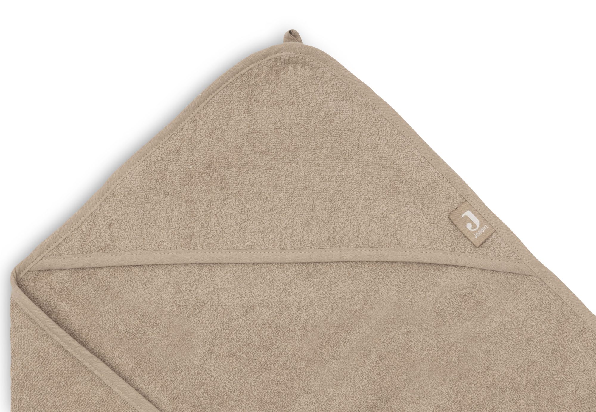 Badcape Badstof 75x75cm - Milky Coffee - afbeelding 4