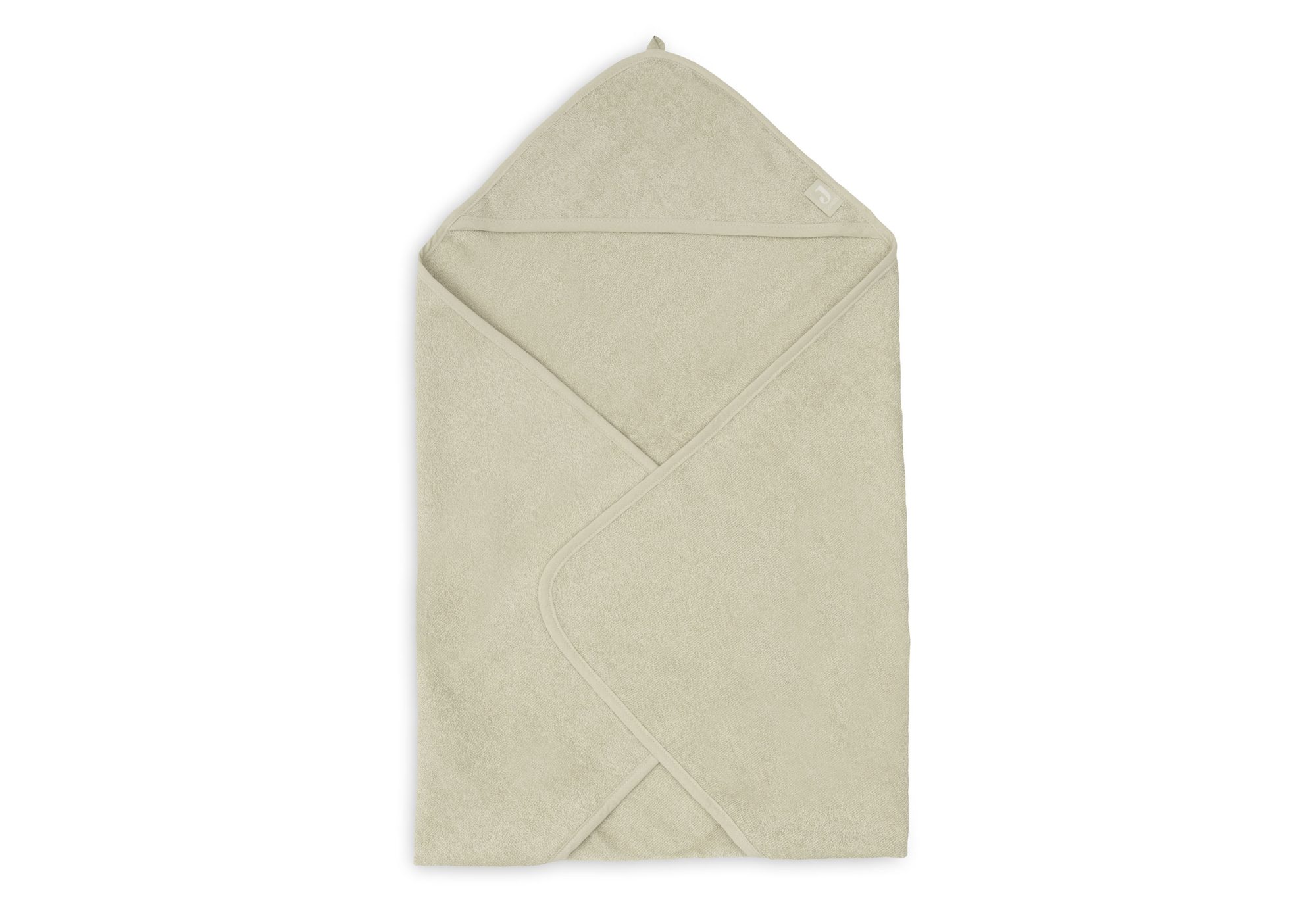 Badcape Badstof 75x75cm - Soft Matcha - afbeelding 3