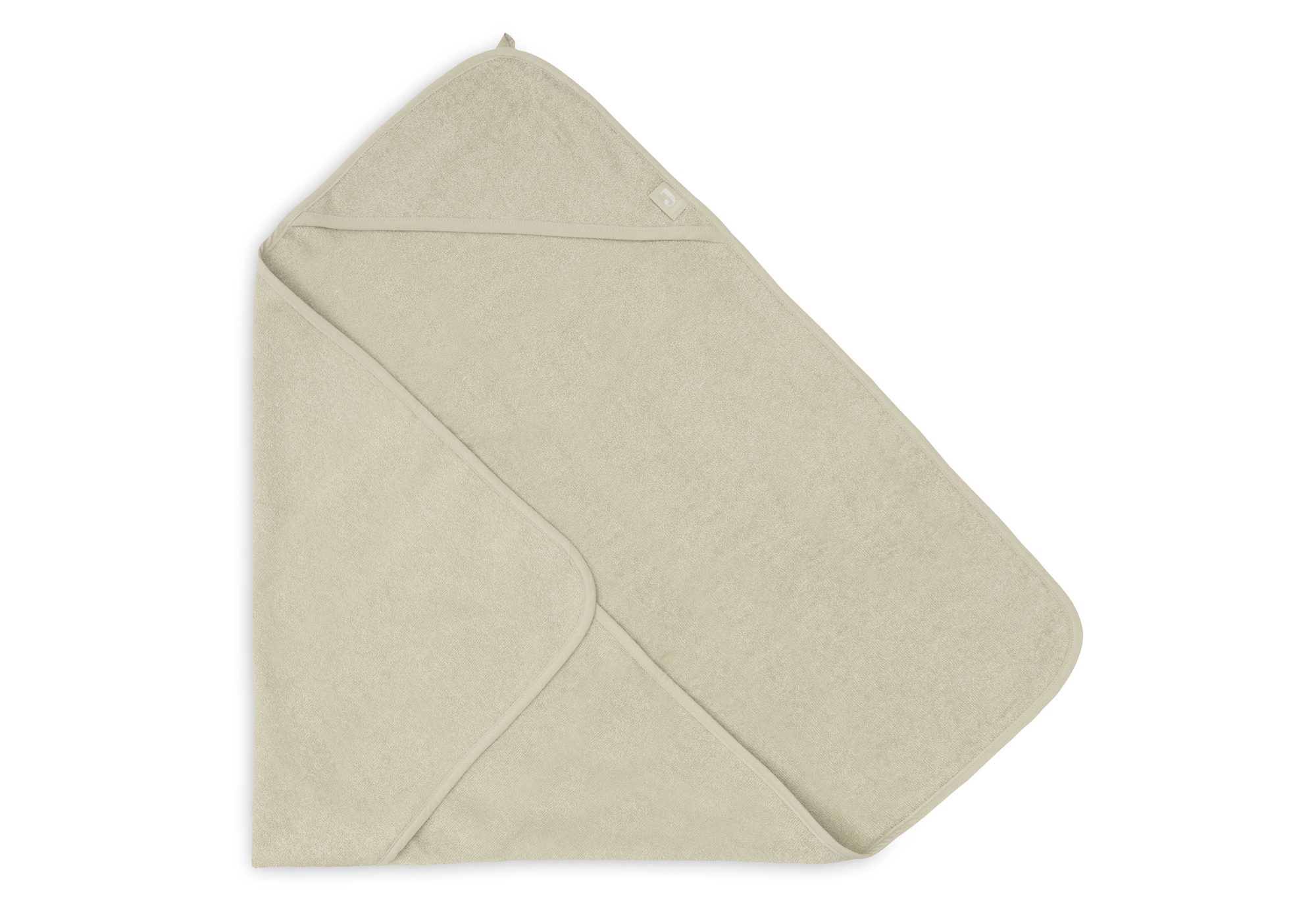 Badcape Badstof 75x75cm - Soft Matcha - afbeelding 2