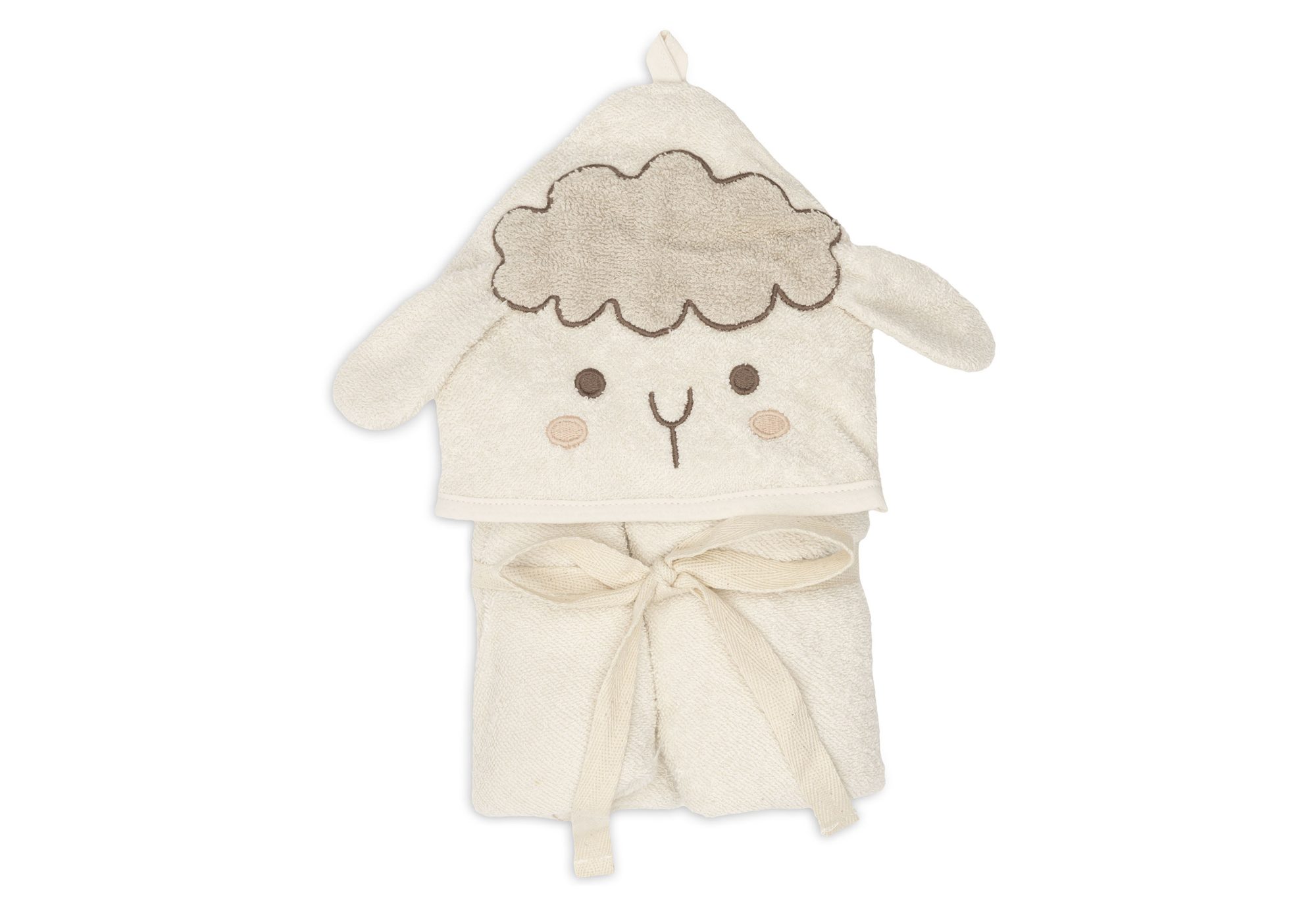 Badcape Badstof 75x75cm - Sheep Sonny - afbeelding 6