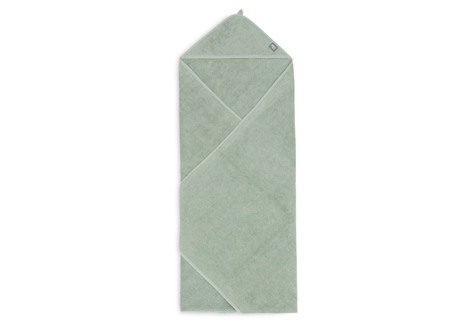Badcape Badstof 100x100cm - Ash Green - afbeelding 2