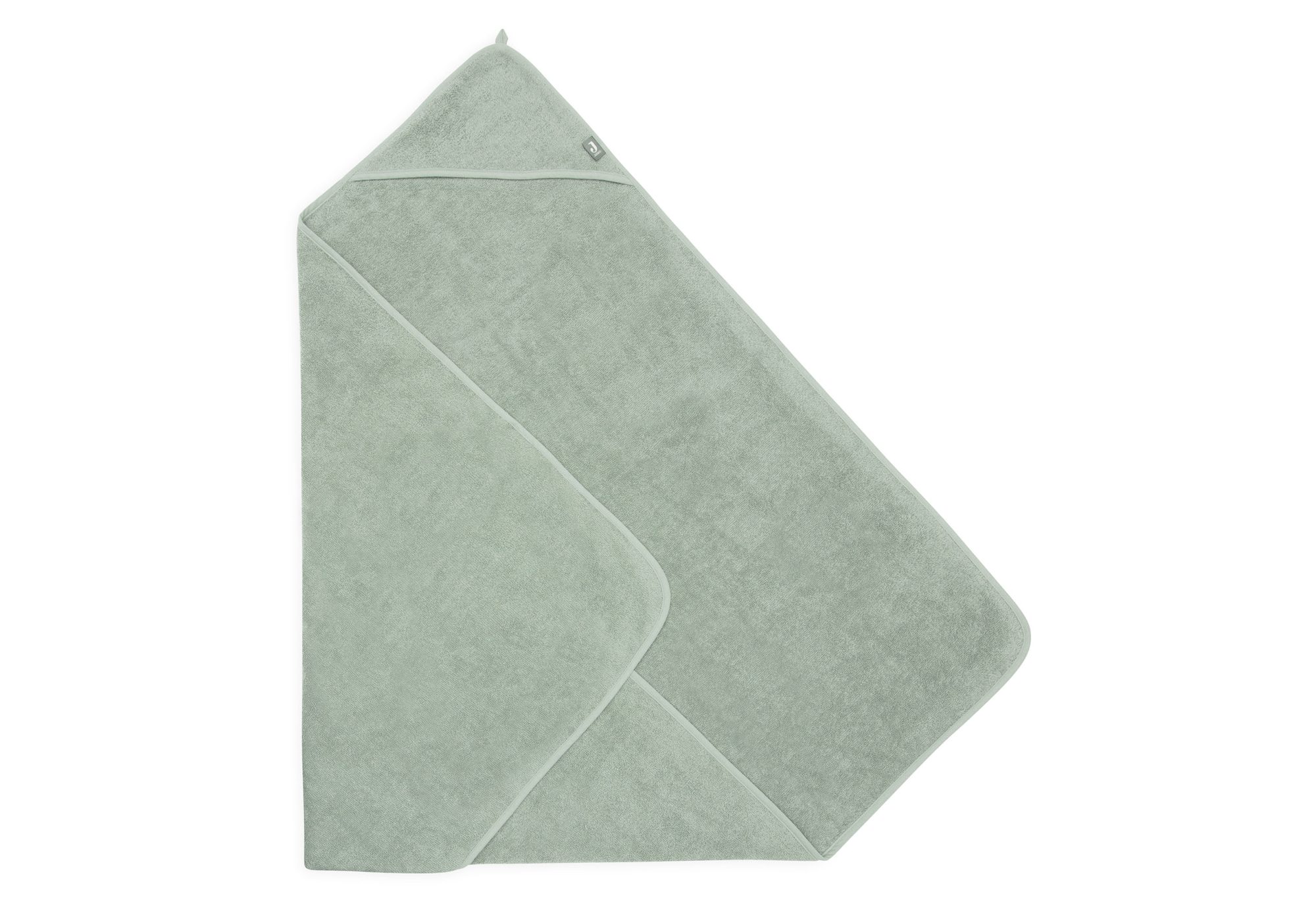 Badcape Badstof 100x100cm - Ash Green - afbeelding 3