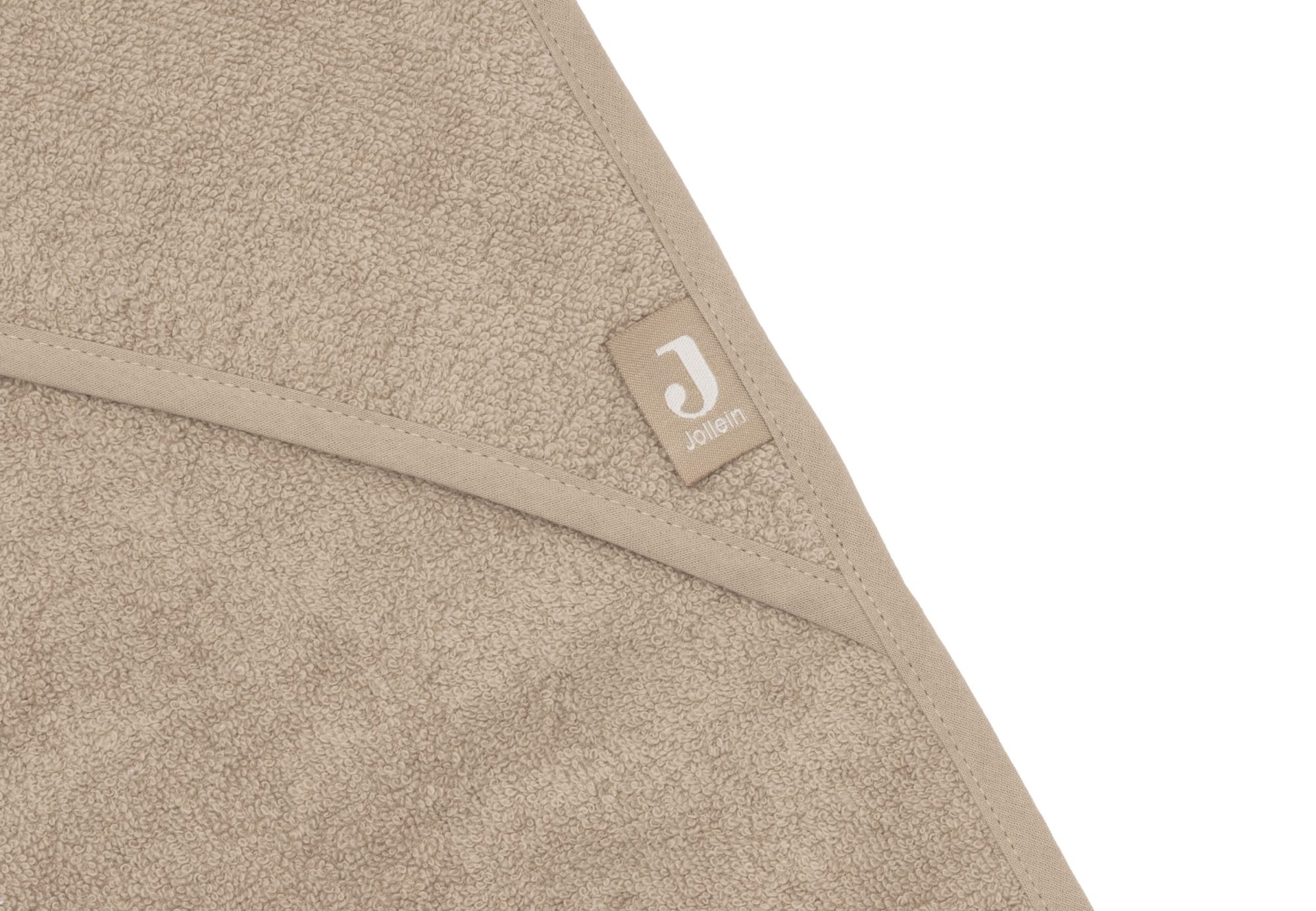 Badcape Badstof 100x100cm - Milky Coffee - afbeelding 5