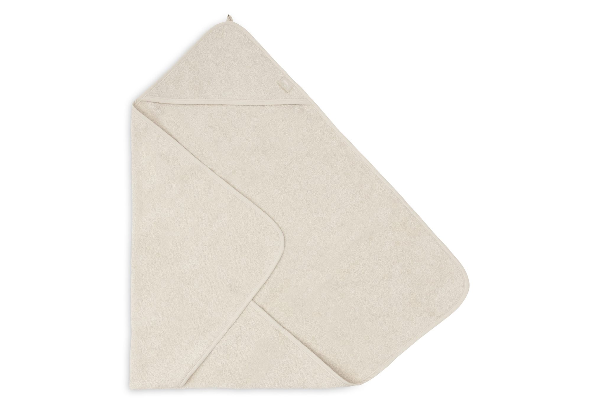 Badcape Badstof 100x100cm - Sand - afbeelding 2