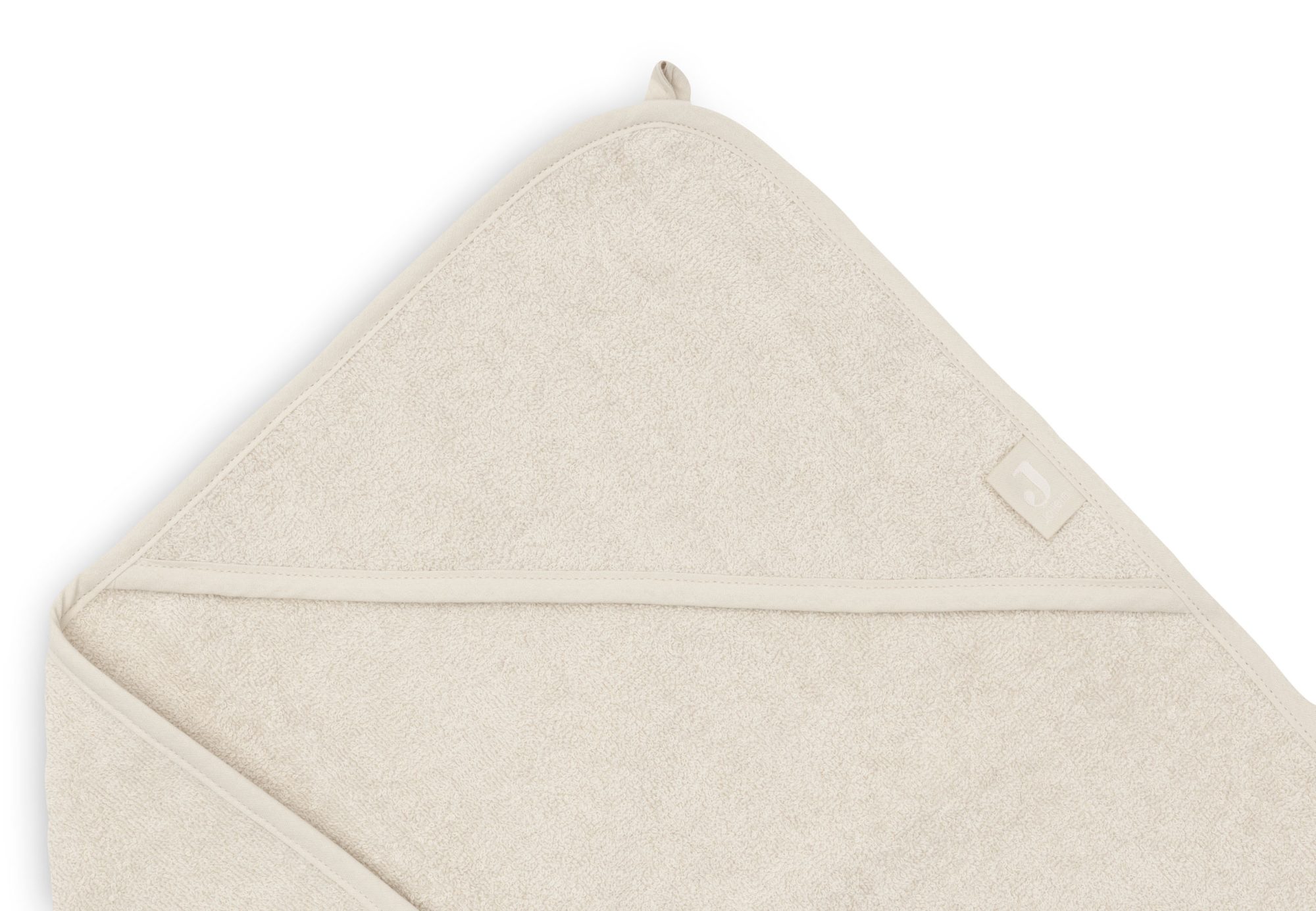 Badcape Badstof 100x100cm - Sand - afbeelding 4