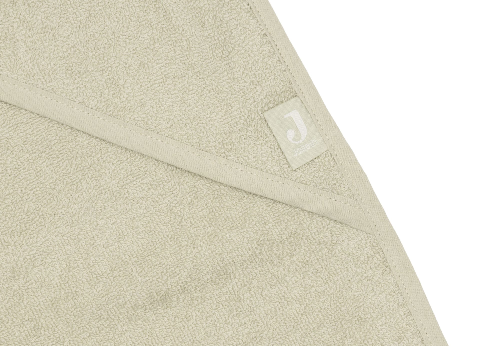 Badcape Badstof 100x100cm - Soft Matcha - afbeelding 5