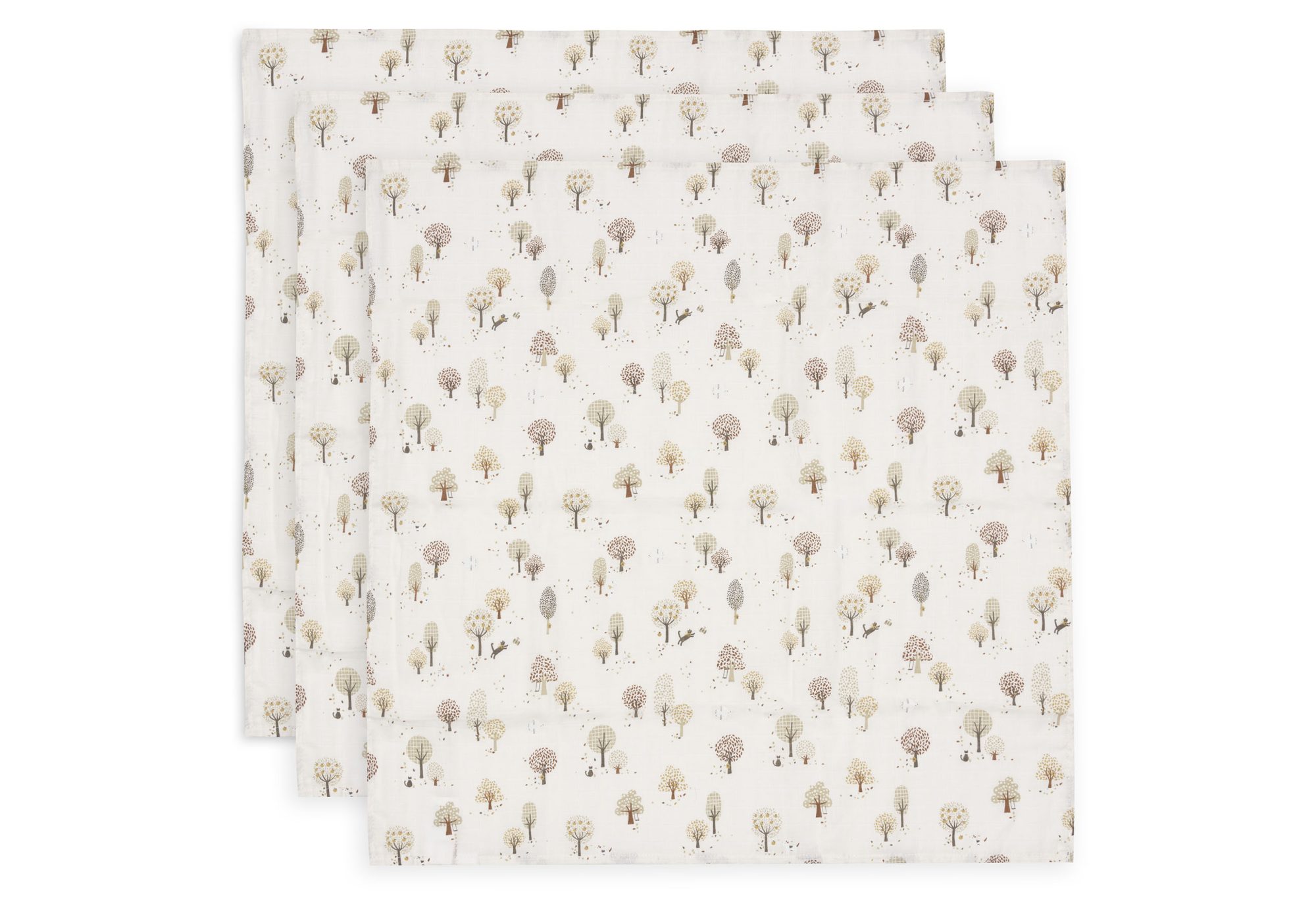 Hydrofiele Doek Small 70x70cm - Tiny Park - 3 Stuks