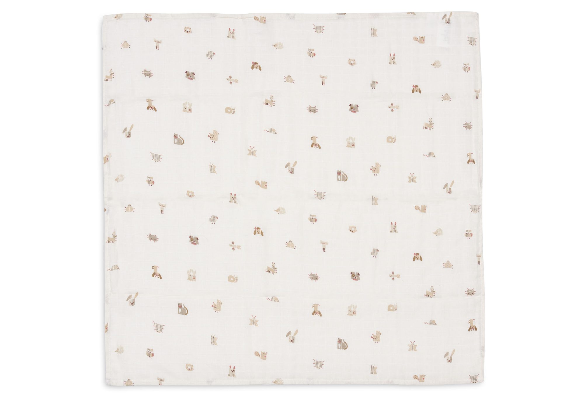 Hydrofiele Doek Small 70x70cm - Animal Friends - 3 Stuks - afbeelding 2