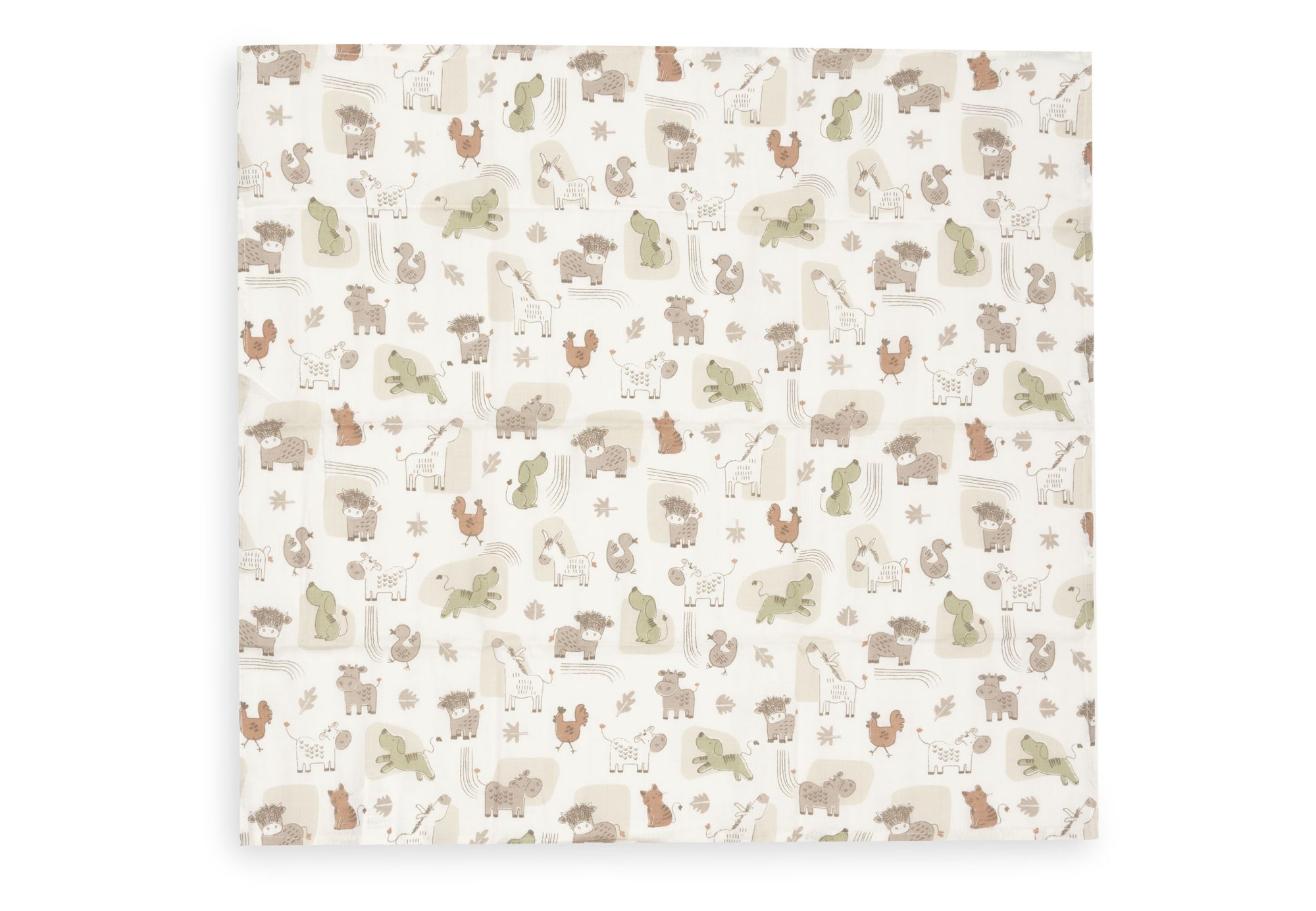 Hydrofiele Doek Small 70x70cm - Barn Buddies - 3 Stuks - afbeelding 2