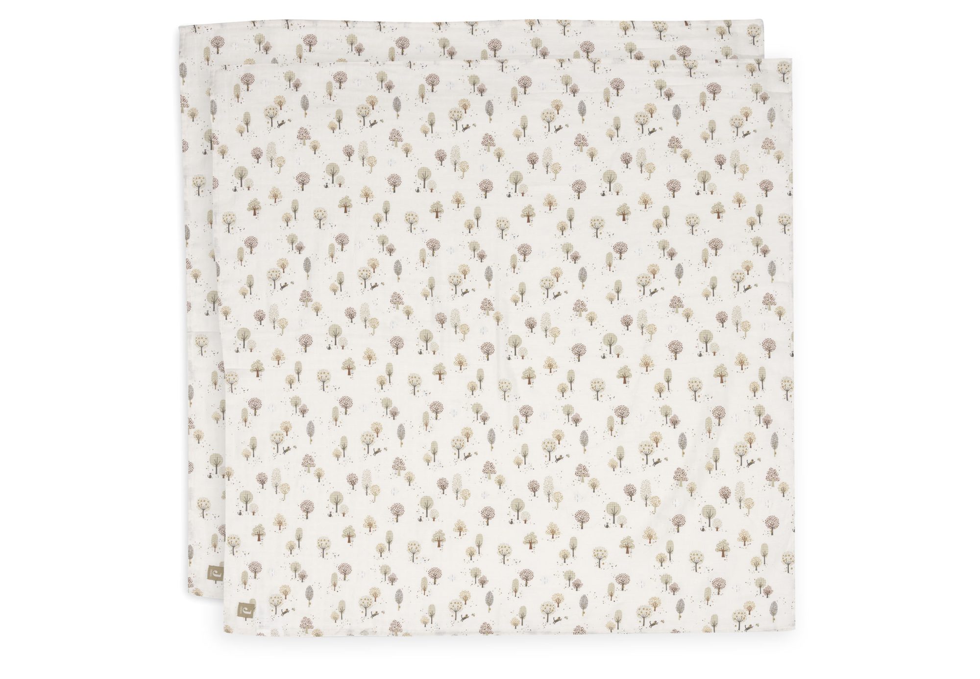 Hydrofiele Doek Large 115x115cm - Tiny Park - 2 Stuks