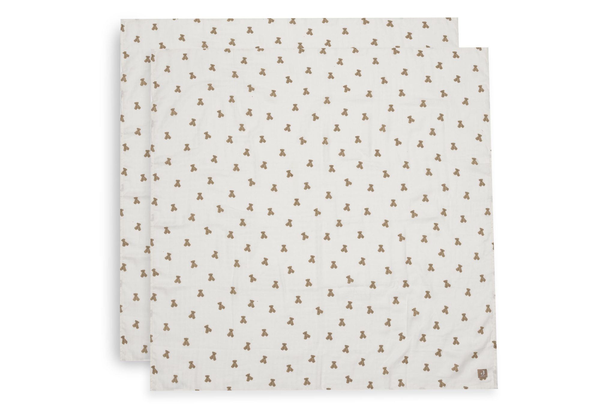 Hydrofiele Doek Large 115x115cm - Mini Teddy Bear - 2 Stuks