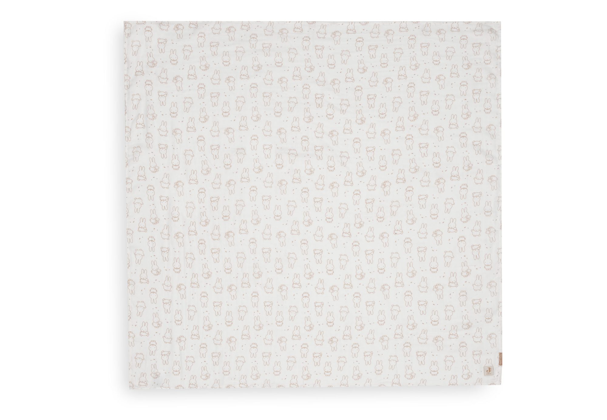 Hydrofiele Doek Large 115x115cm Nijntje Moments - Light Terra - 2 Stuks - afbeelding 2