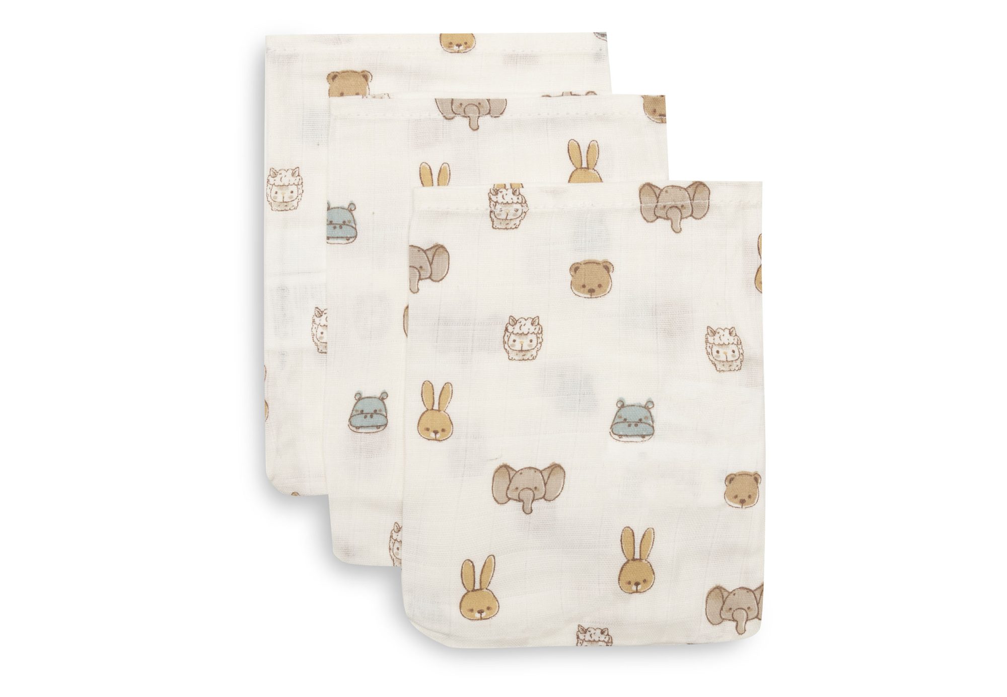 Hydrofiel Washandje 15x20cm - Jollies - 3 Stuks