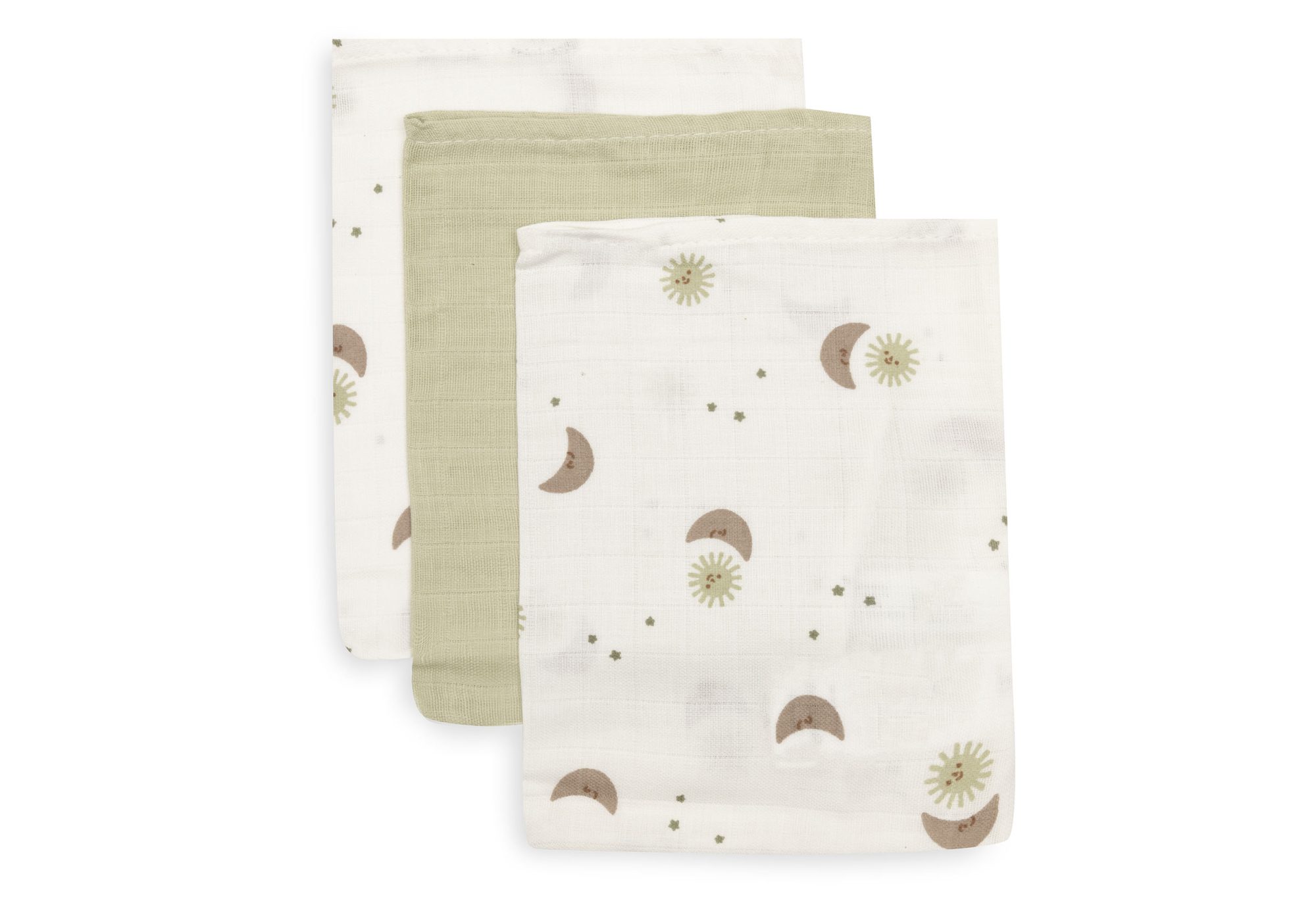 Hydrofiel Washandje 15x20cm - Over the Moon - 3 Stuks