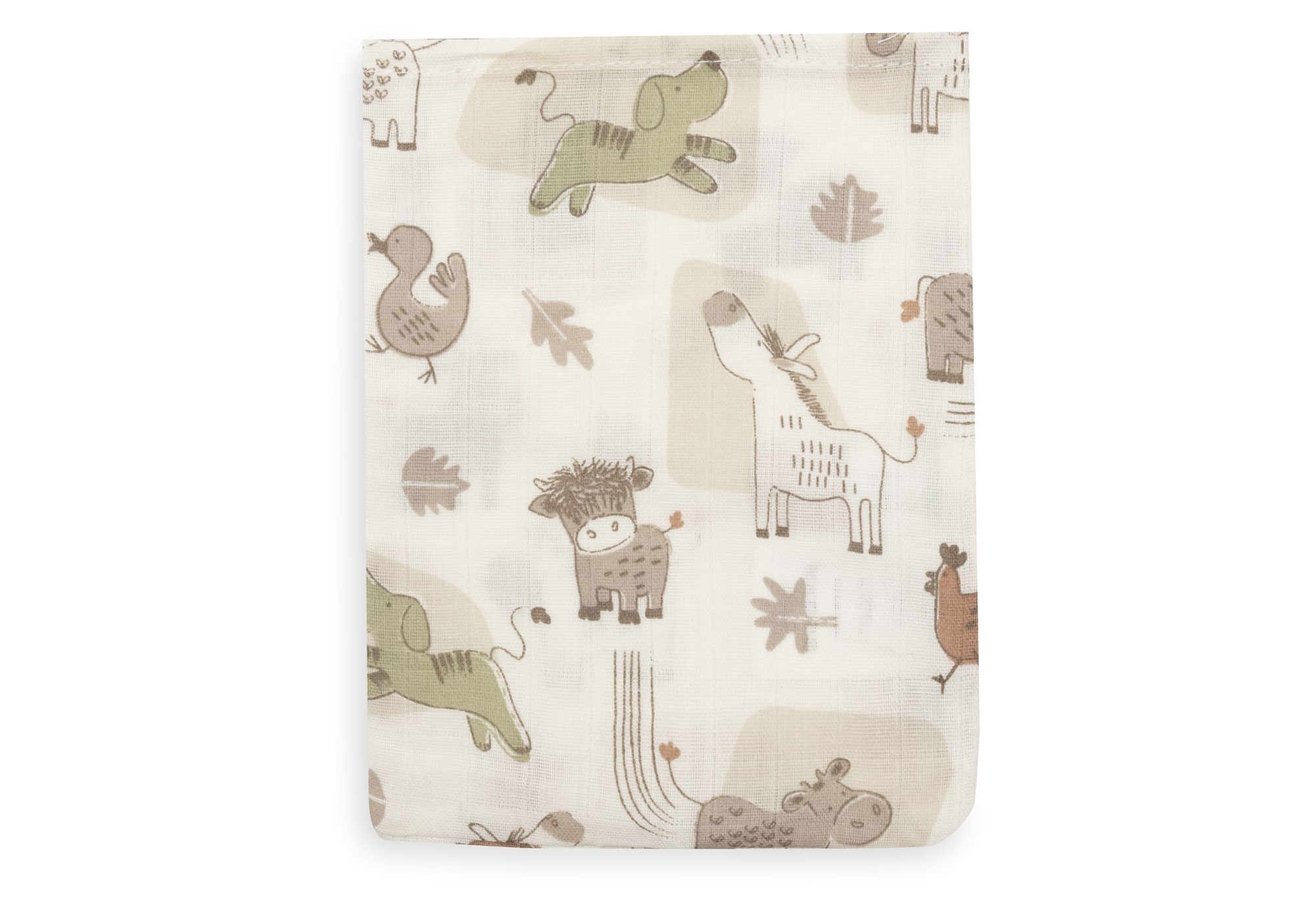 Hydrofiel Washandje 15x20cm - Barn Buddies - 3 Stuks - afbeelding 2