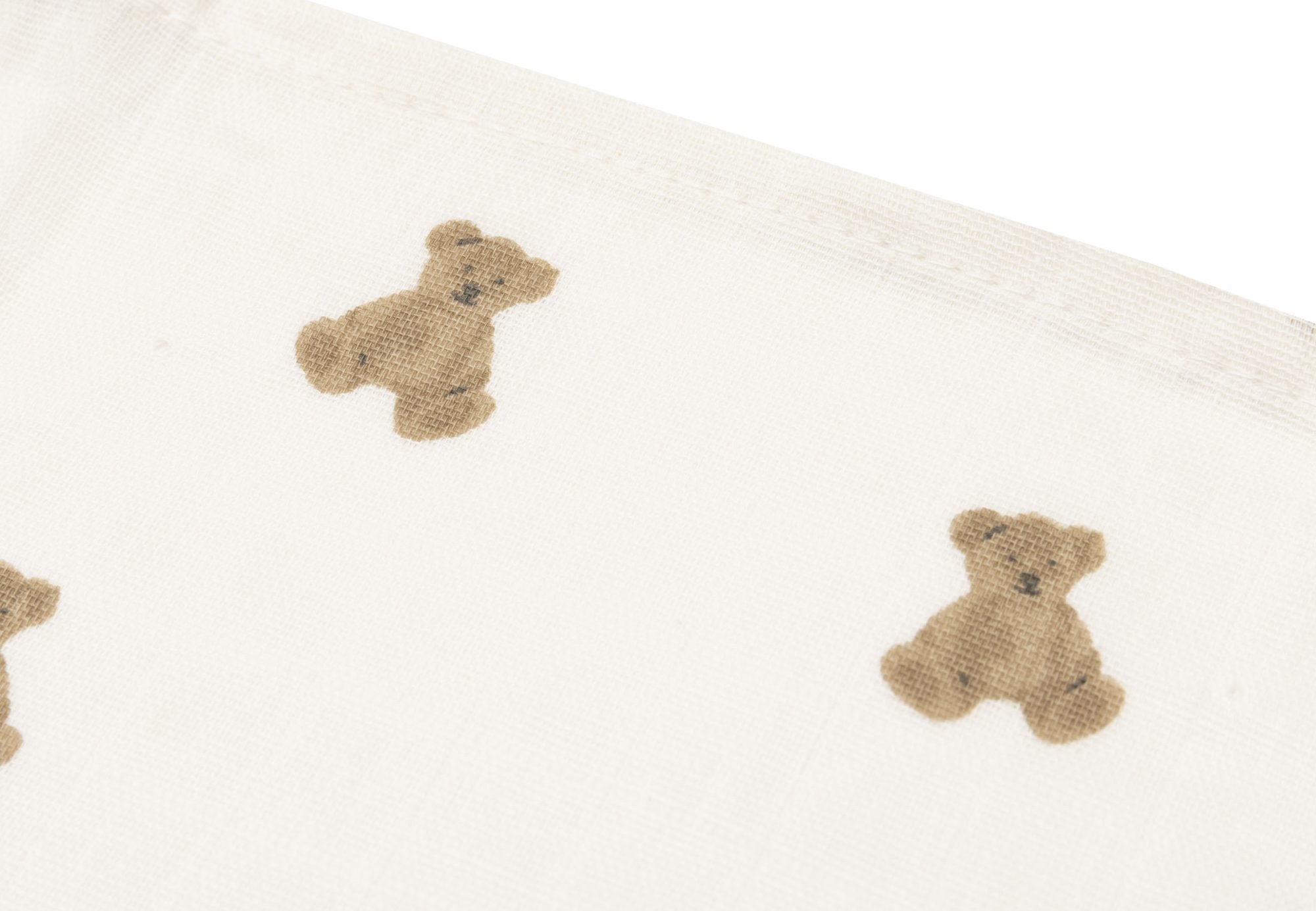 Hydrofiel Monddoekje 31x31cm - Mini Teddy Bear - 3 Stuks - afbeelding 3