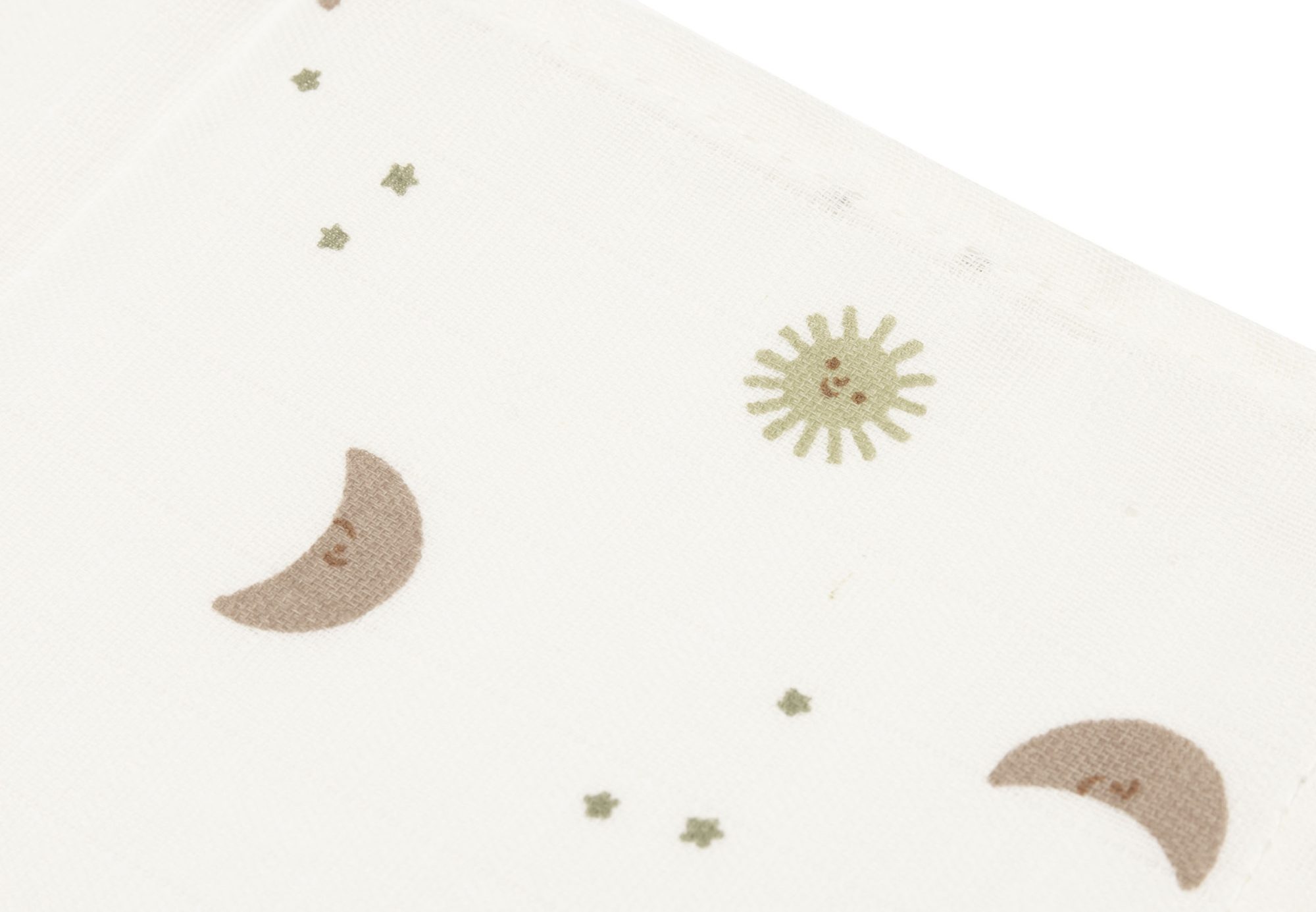 Hydrofiel Monddoekje 31x31cm - Over the Moon - 3 Stuks - afbeelding 3