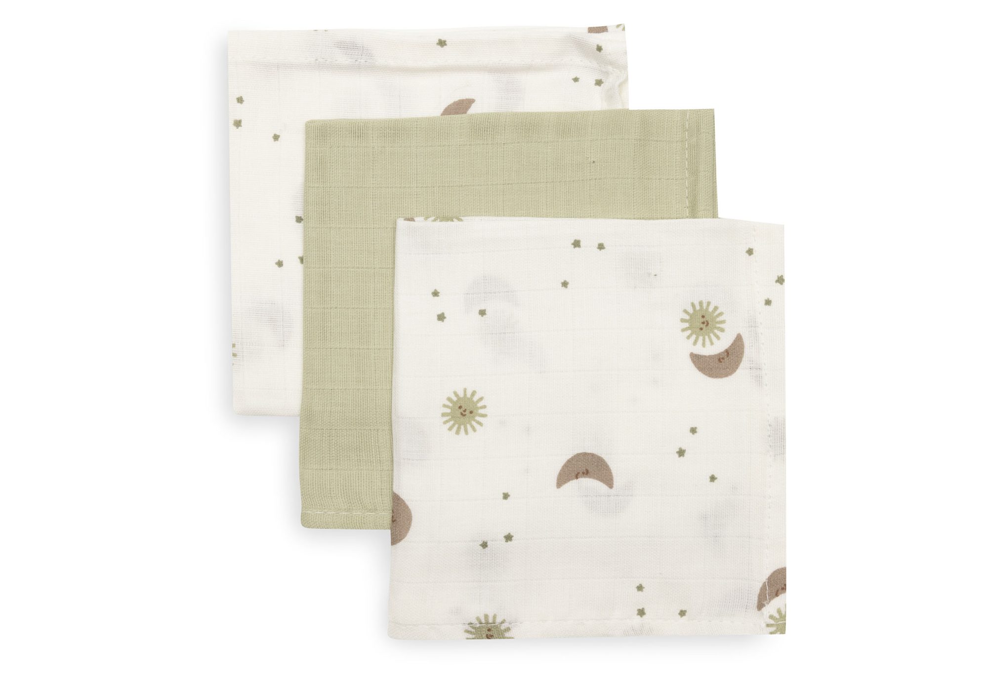 Hydrofiel Monddoekje 31x31cm - Over the Moon - 3 Stuks