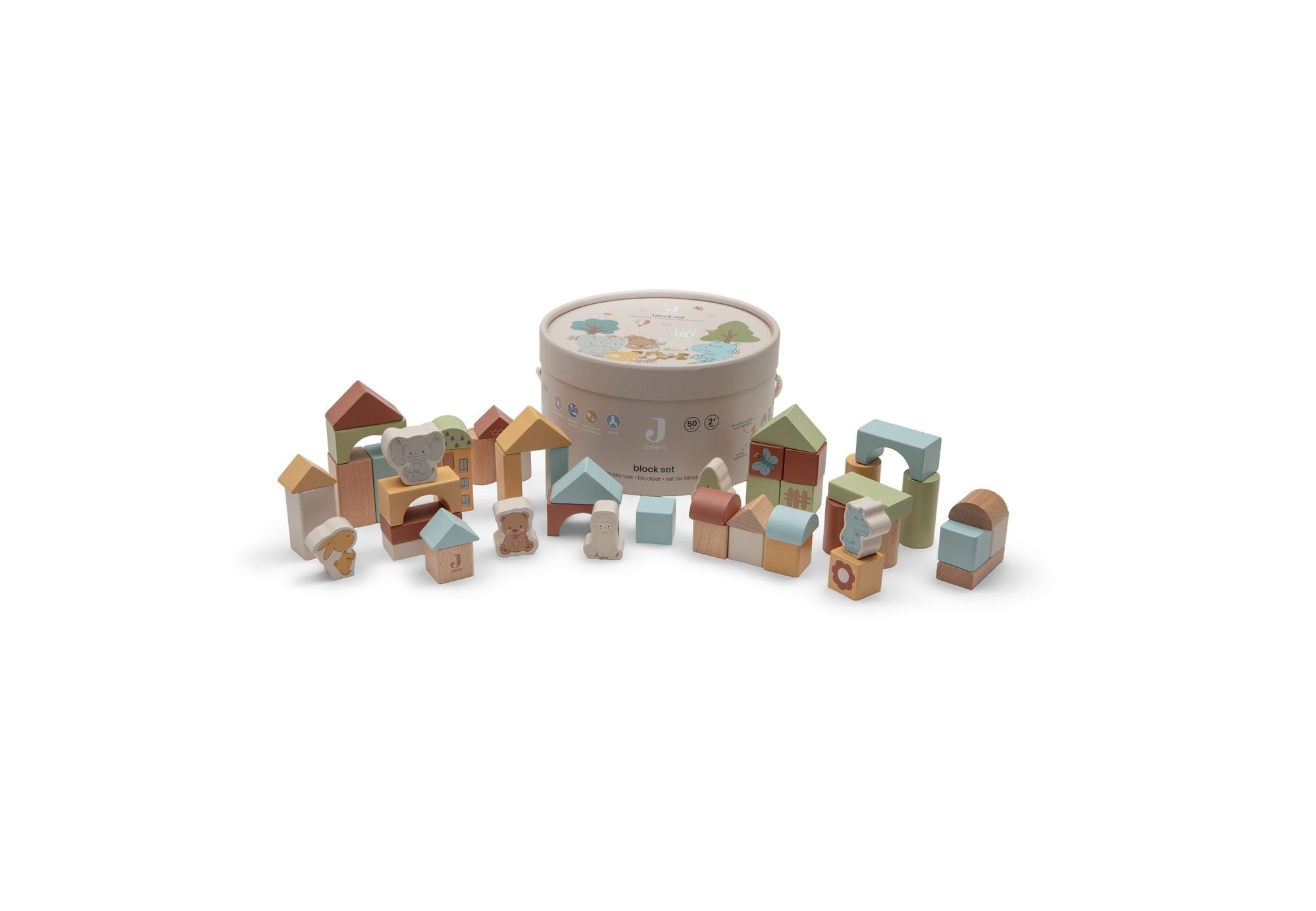 Houten Blokkenset - Jollies - afbeelding 3