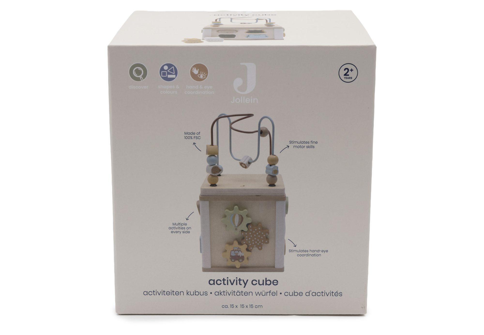 Houten Activiteitenkubus - Jollies - afbeelding 6