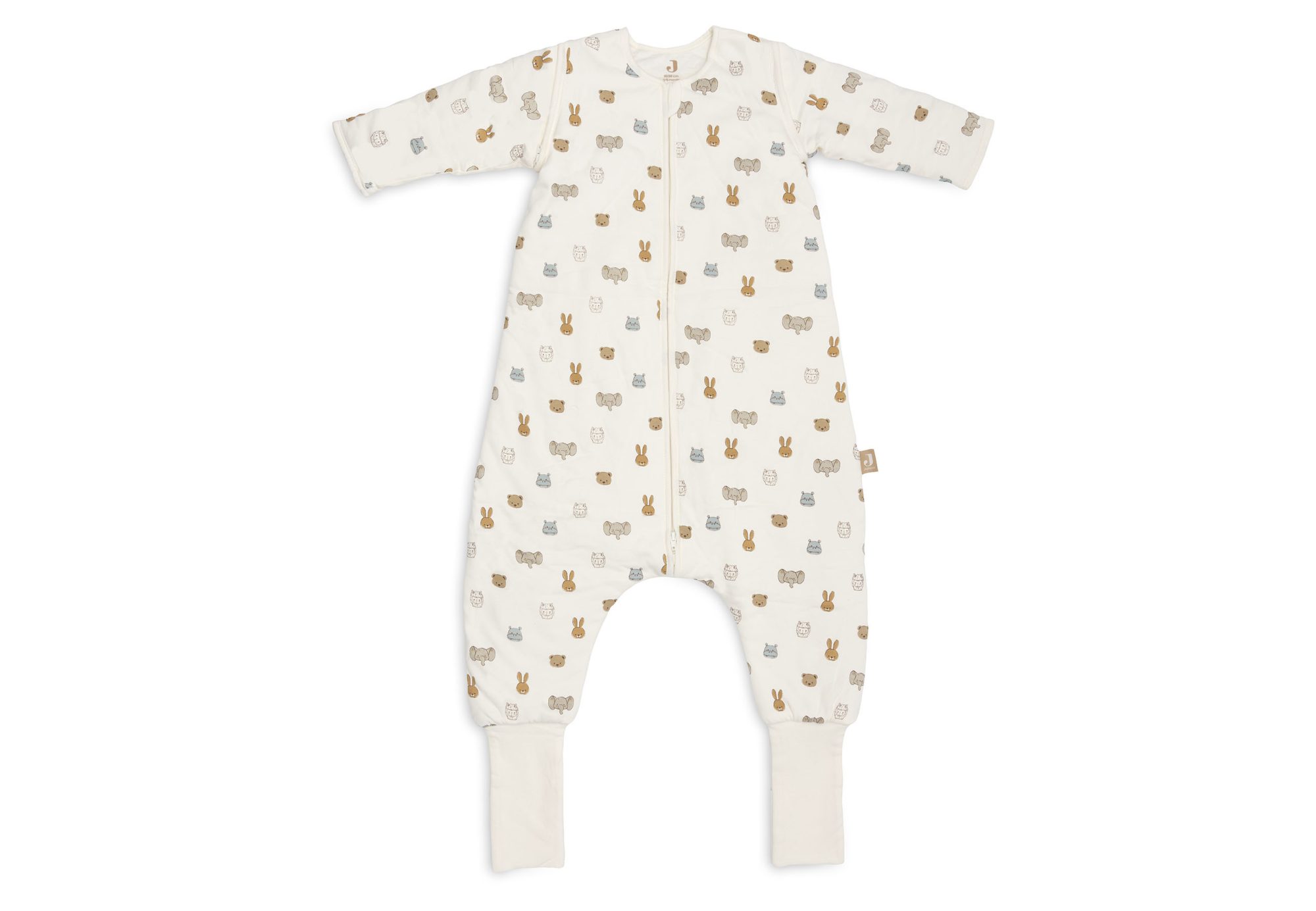 Slaapzak met voeten en afritsbare mouw 80/86cm Jollies - Sand