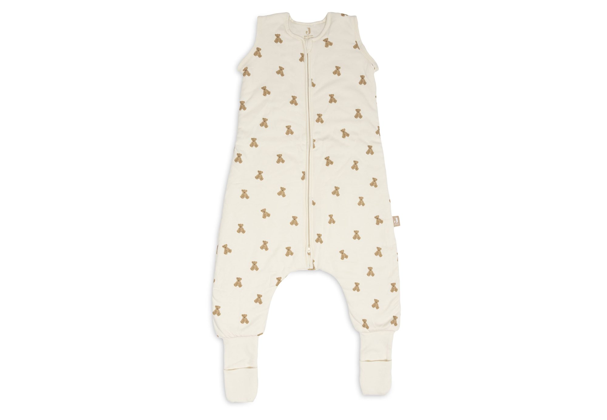 Slaapzak met voeten en afritsbare mouw 104/110cm - Mini Teddy Bear - afbeelding 3
