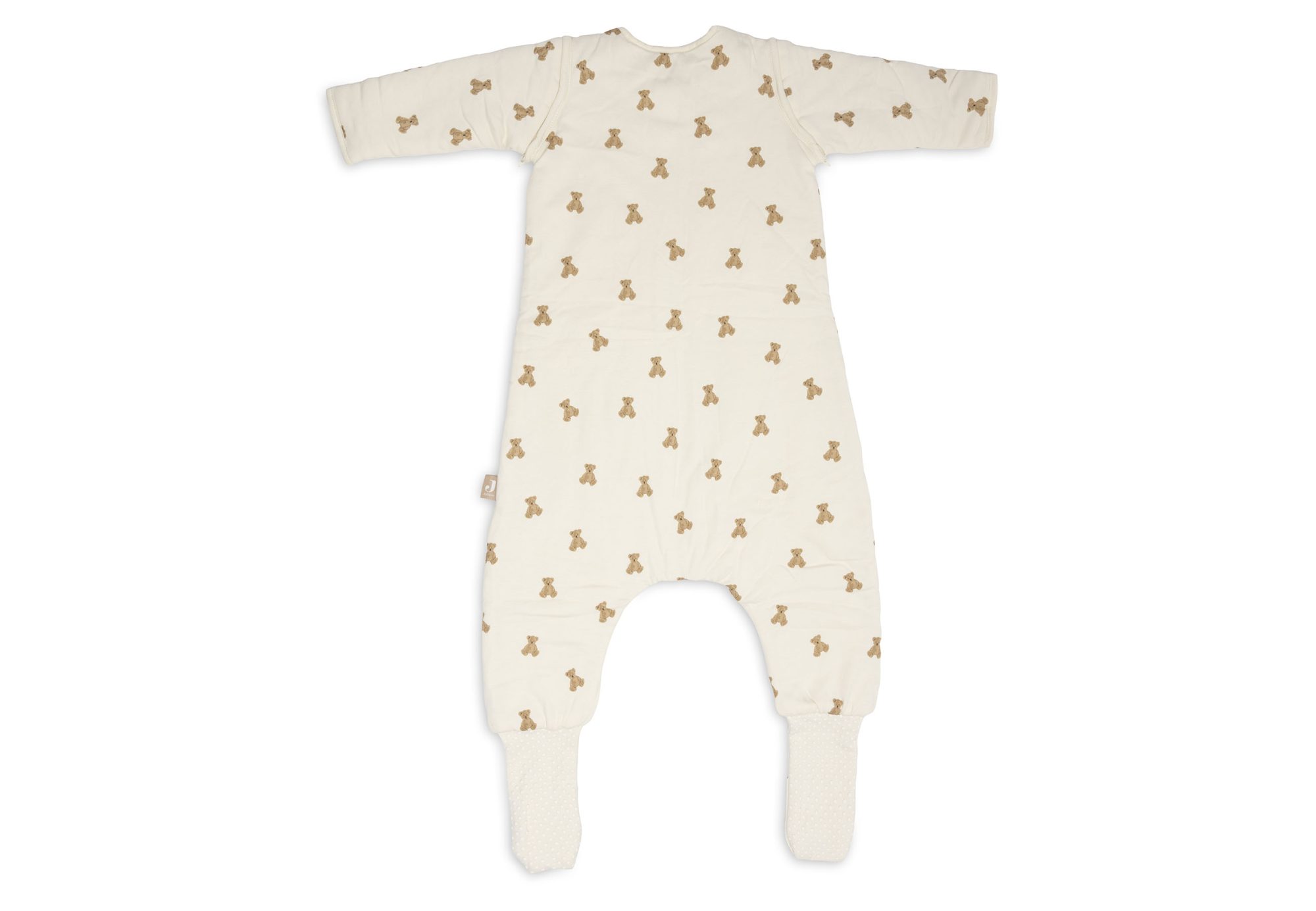 Slaapzak met voeten en afritsbare mouw 104/110cm - Mini Teddy Bear - afbeelding 2