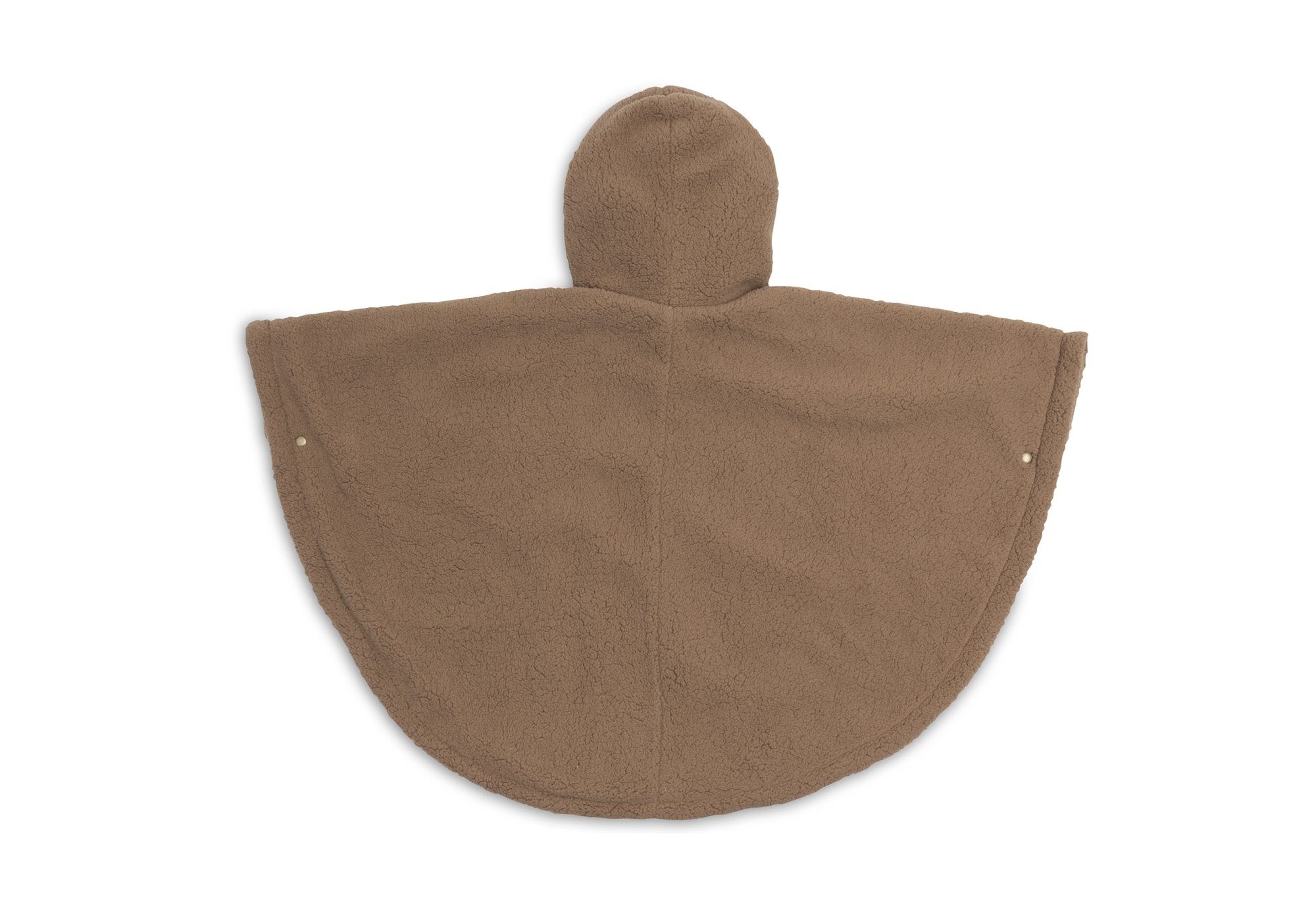 Cosy Poncho Teddy Fleece - Dark Hazel - afbeelding 2