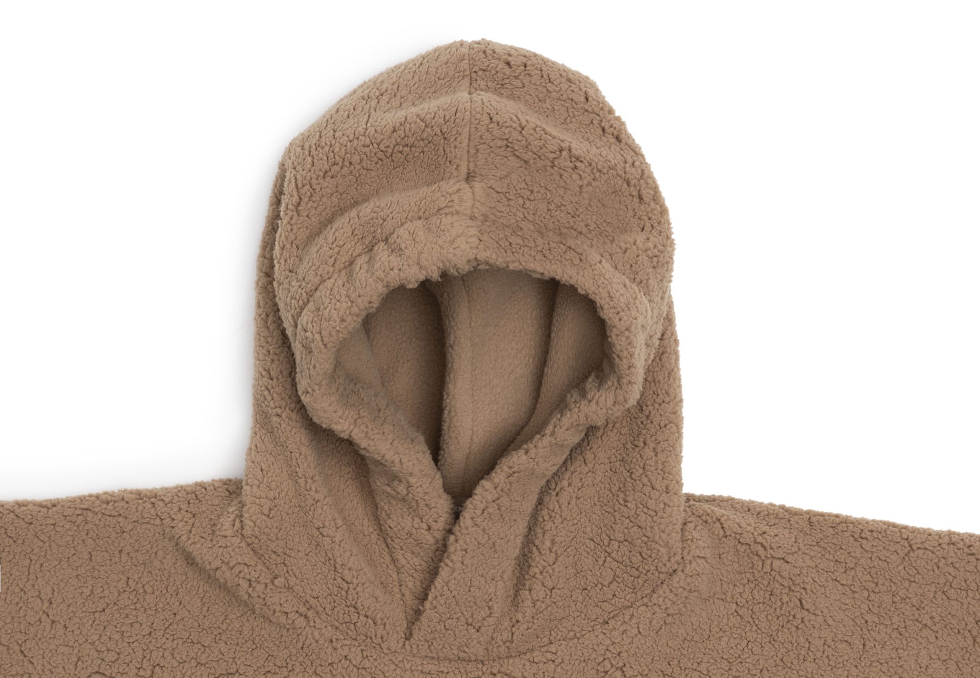 Cosy Poncho Teddy Fleece - Dark Hazel - afbeelding 3