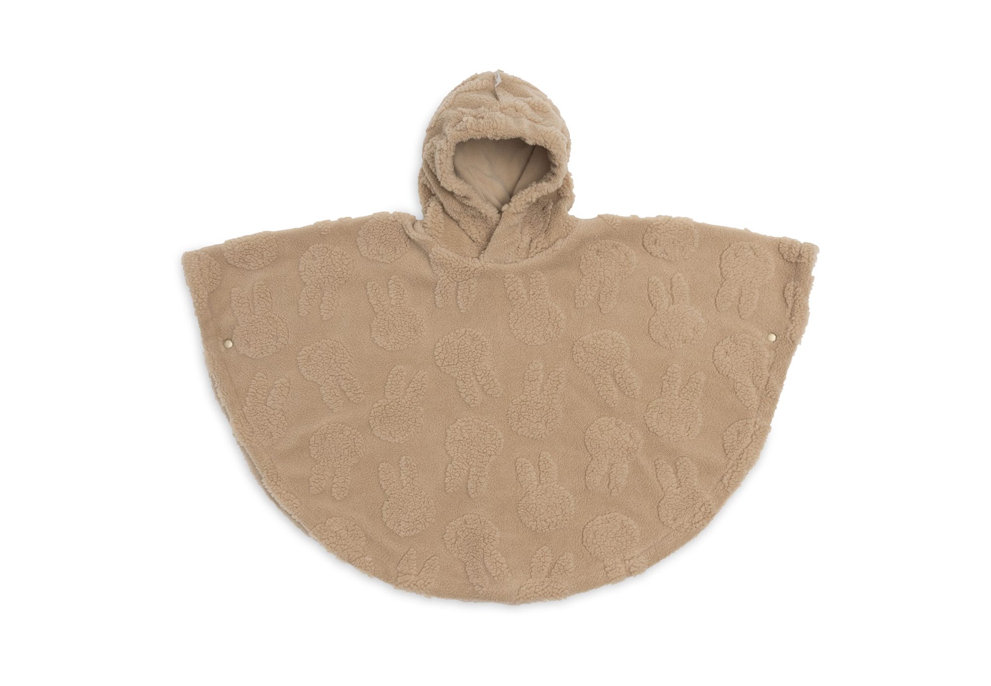 Cosy Poncho Nijntje Jacquard Teddy - Biscuit
