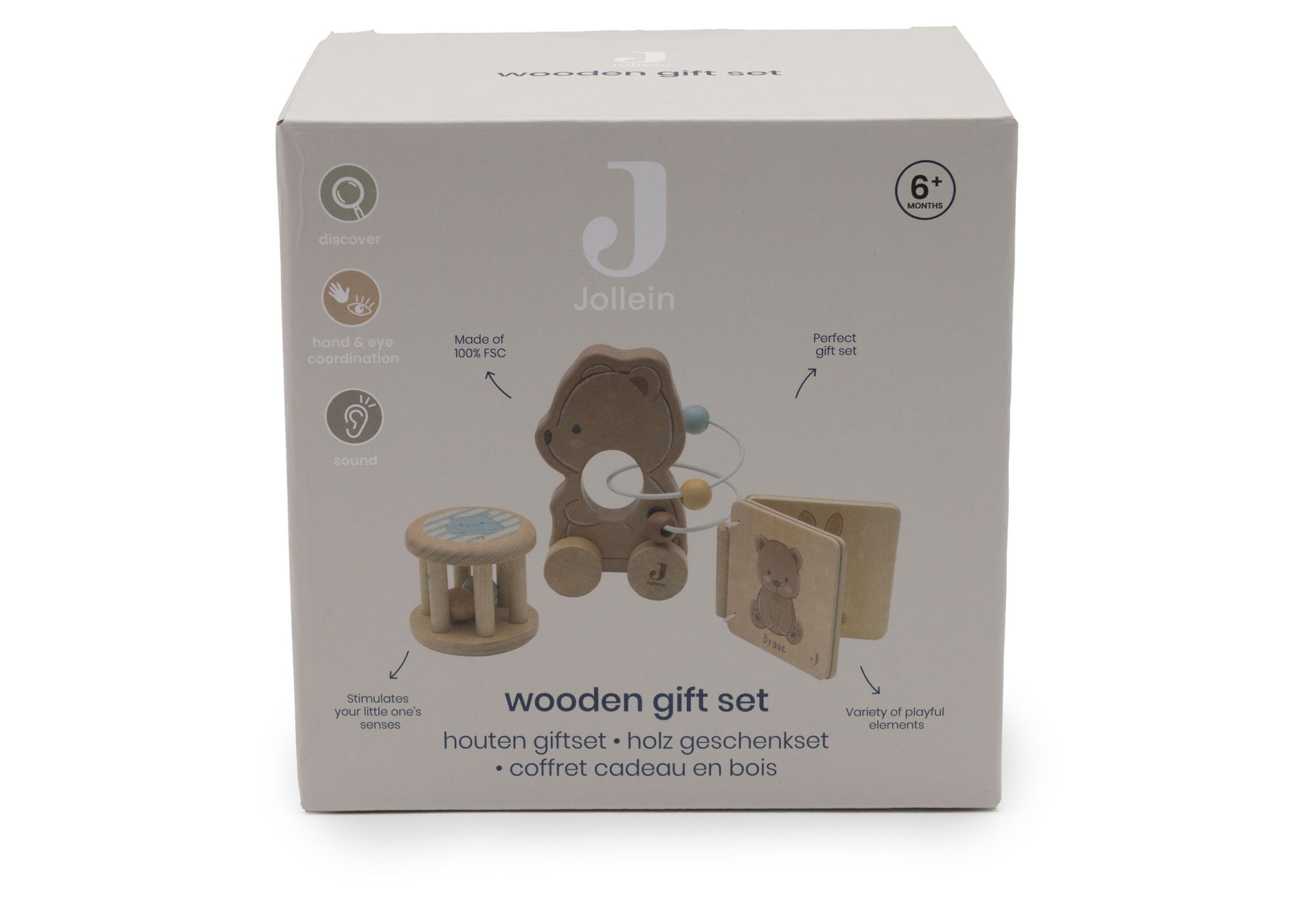 Houten Giftset - Bear Brave - afbeelding 2