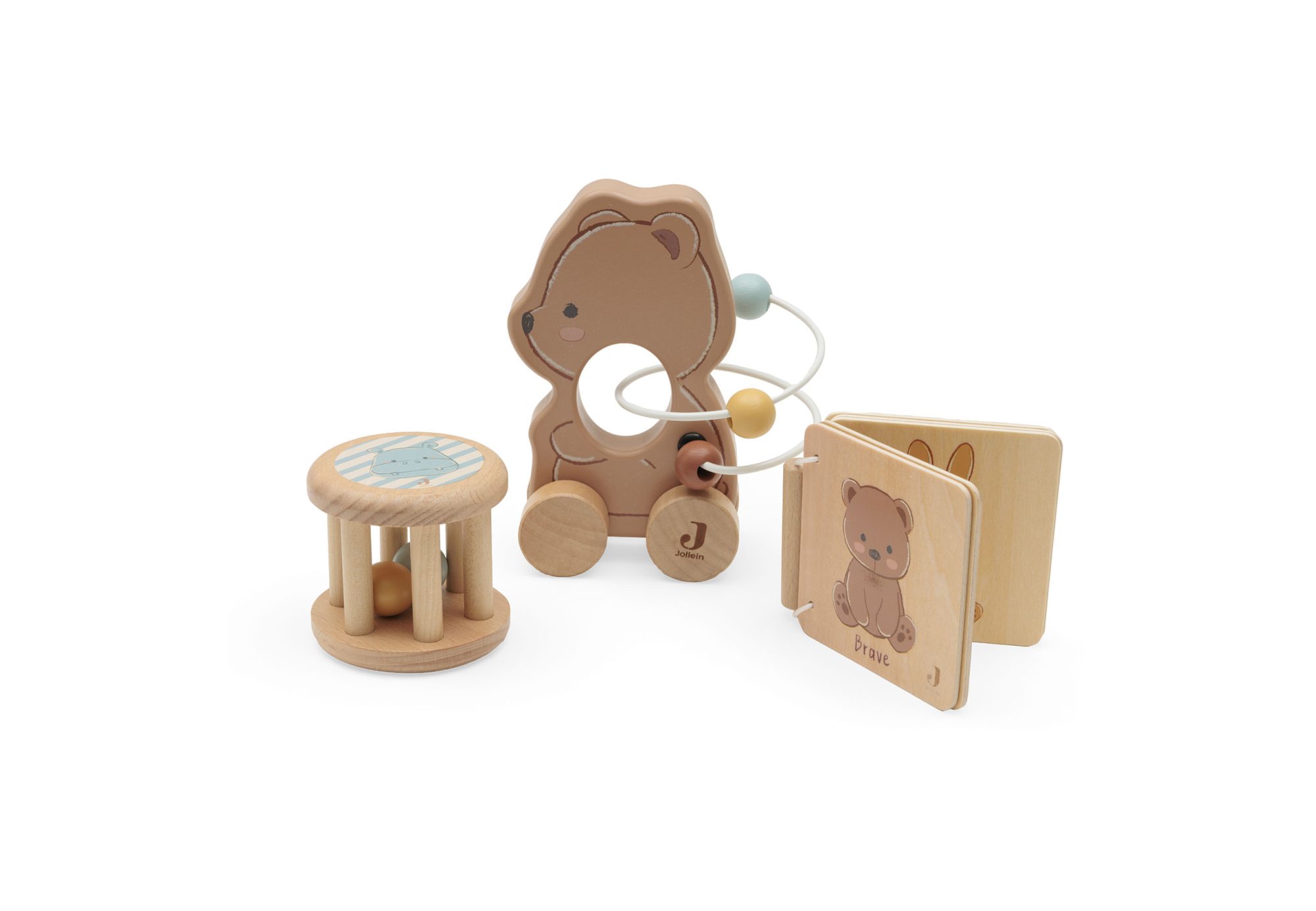 Houten Giftset - Bear Brave