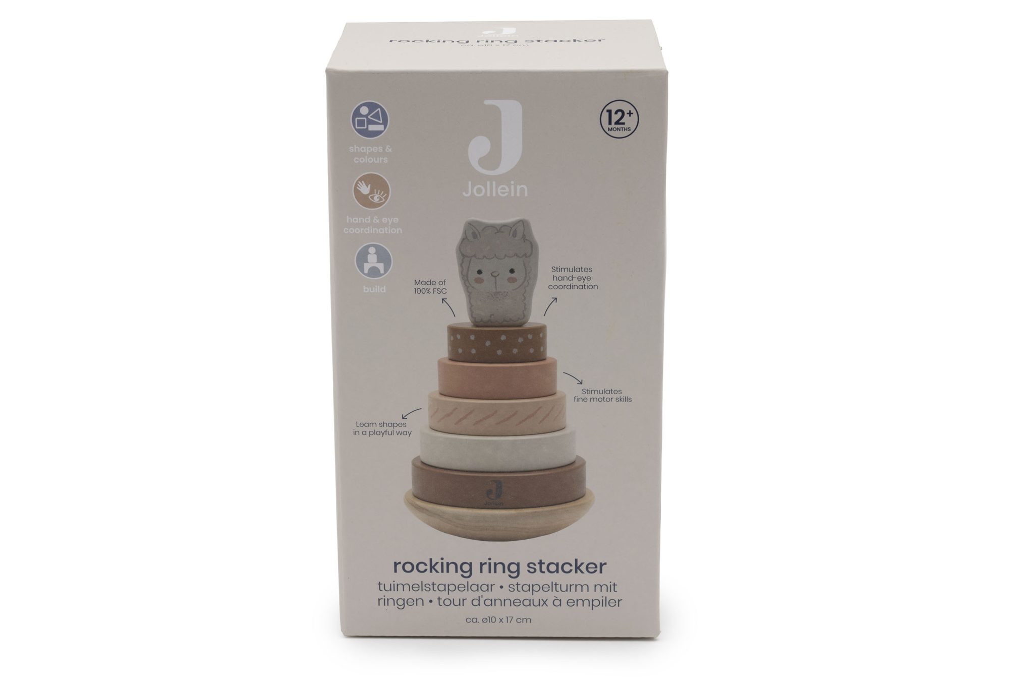 Houten Tuimelstapelaar - Alpaca Paco - afbeelding 4