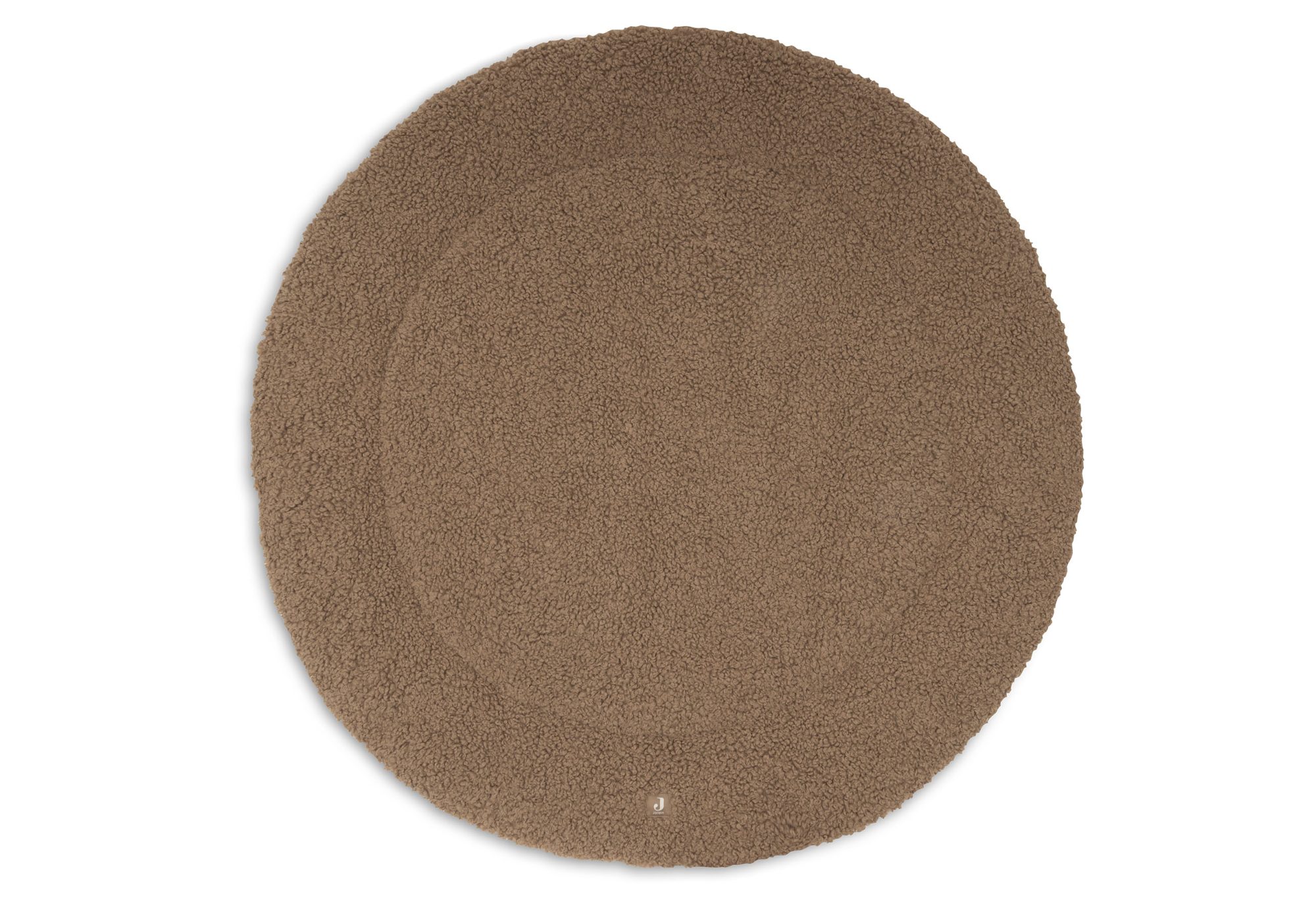 Boxkleed Rond Ø 95cm Curlé - Dark Hazel