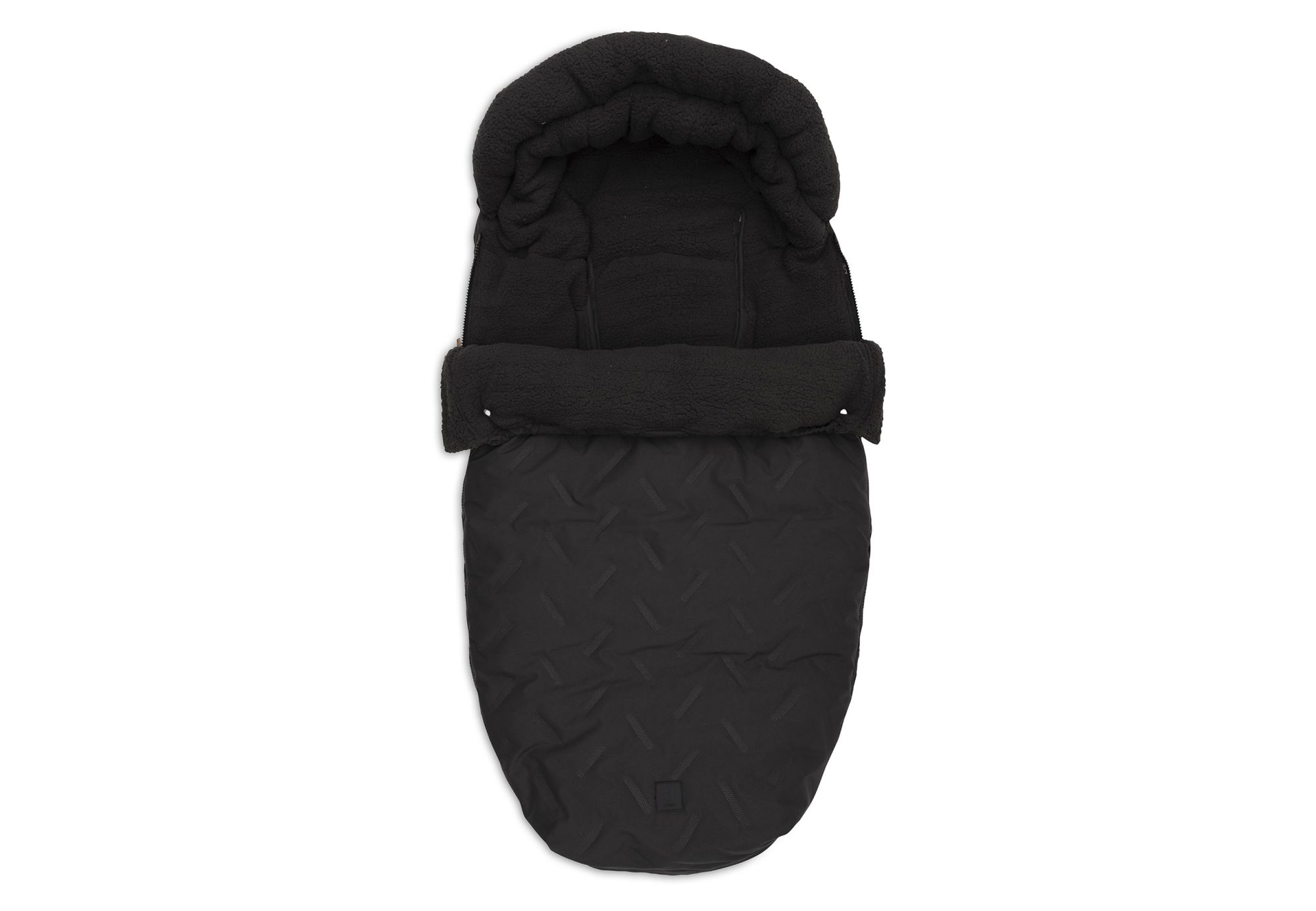 Voetenzak buggy/kinderwagen Embossed - Nearly Black - afbeelding 2