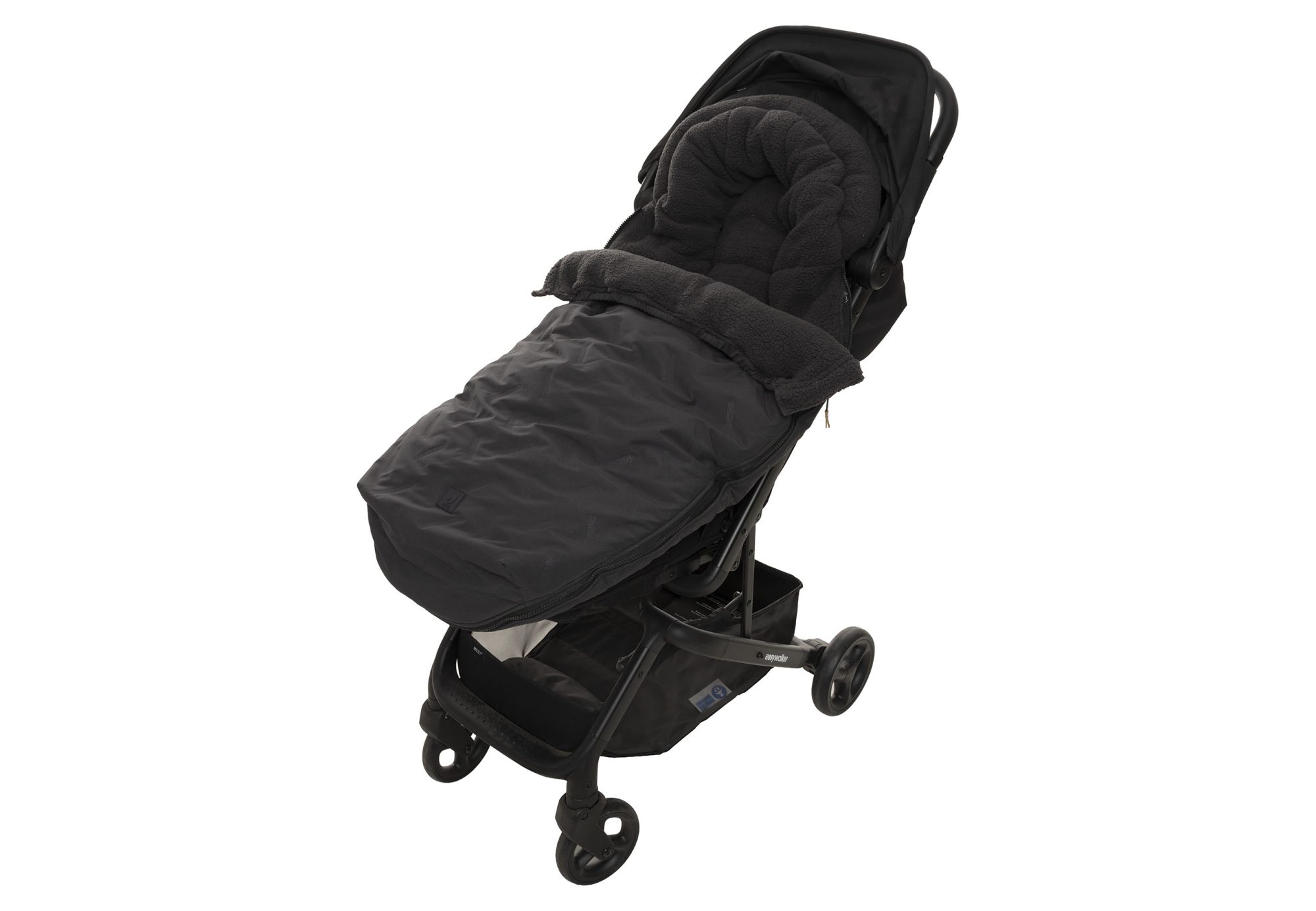 Voetenzak buggy/kinderwagen Embossed - Nearly Black - afbeelding 4