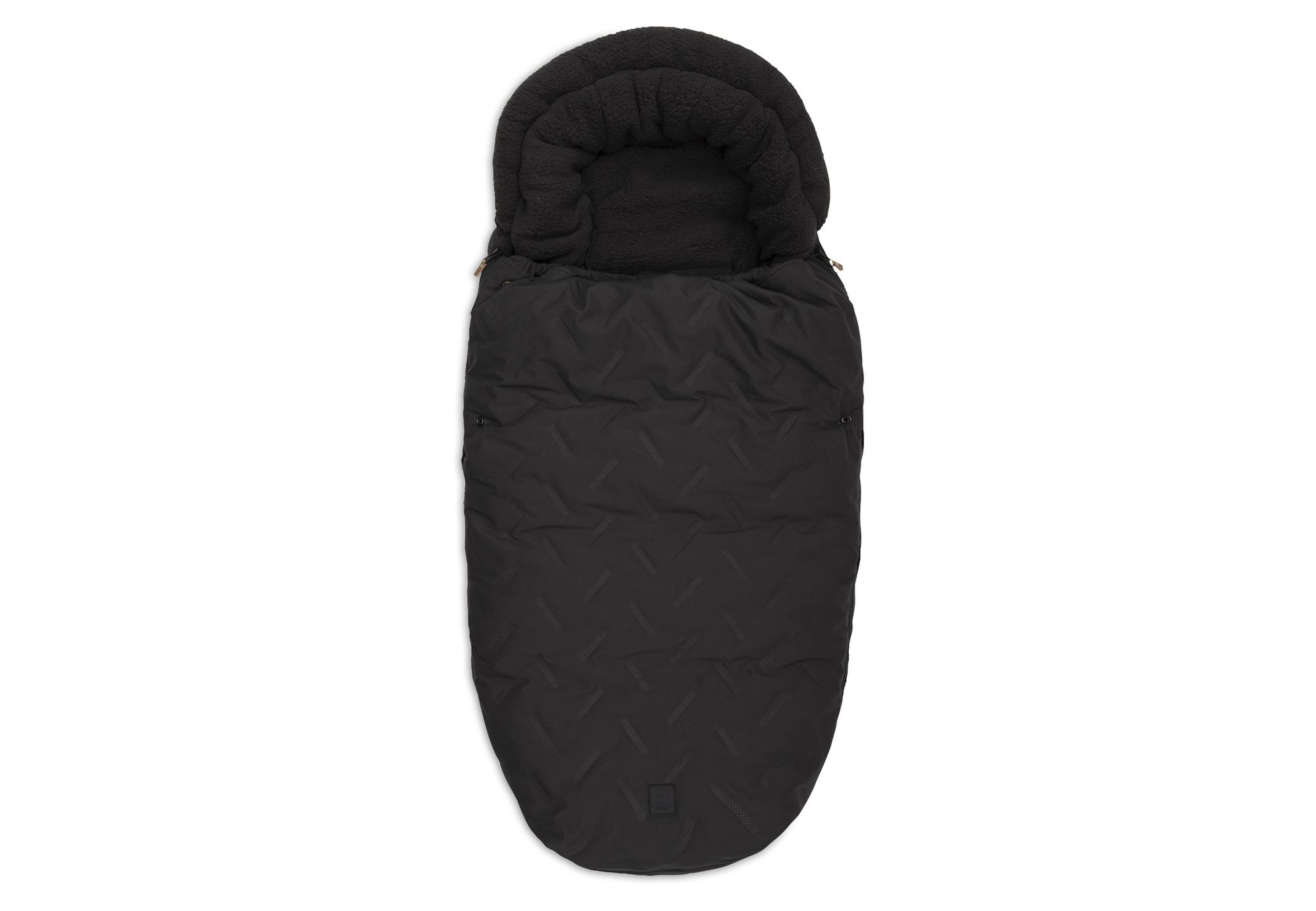 Voetenzak buggy/kinderwagen Embossed - Nearly Black