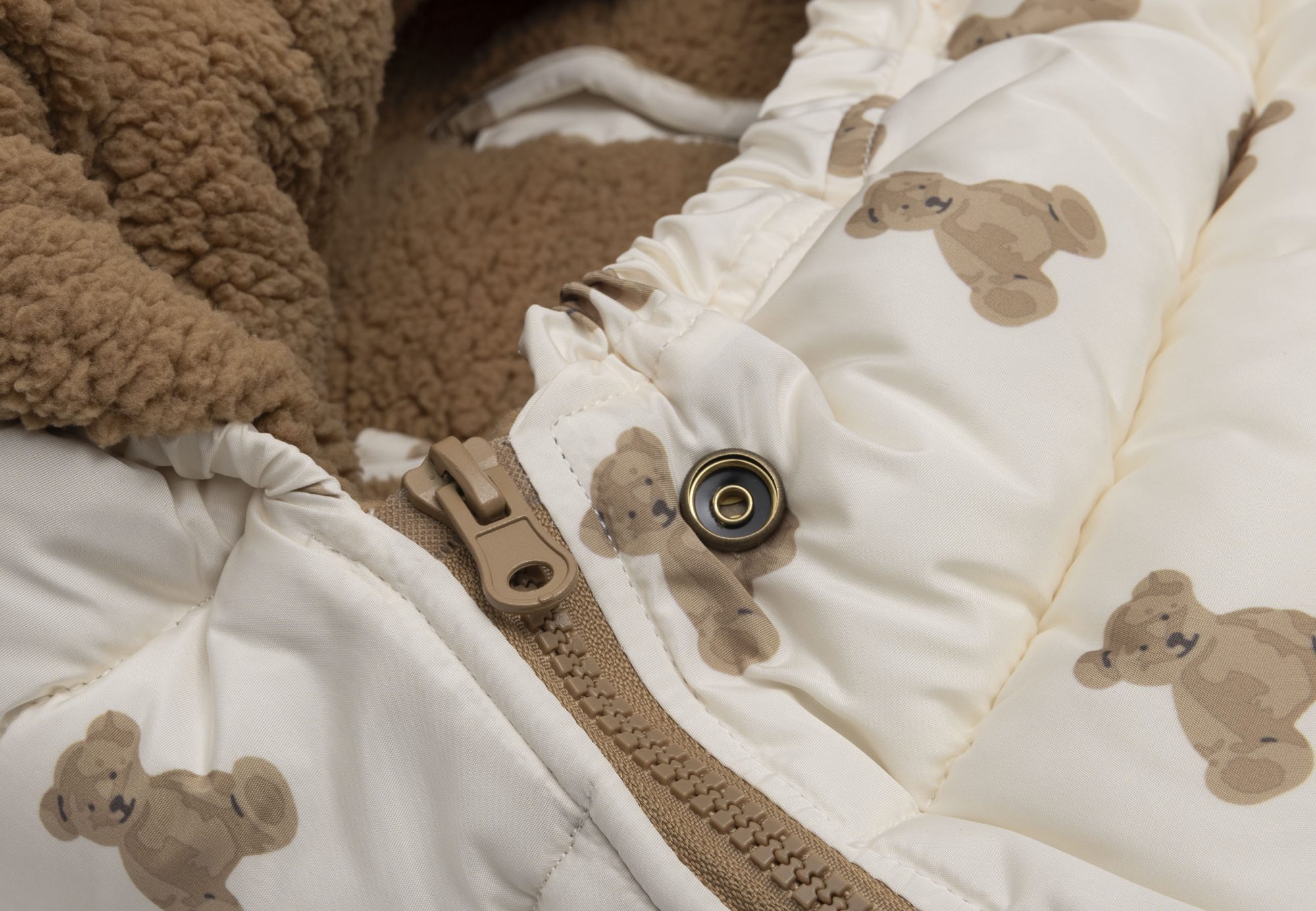 Voetenzak groep 0+ 3/5 punts Puffed - Mini Teddy Bear - afbeelding 7
