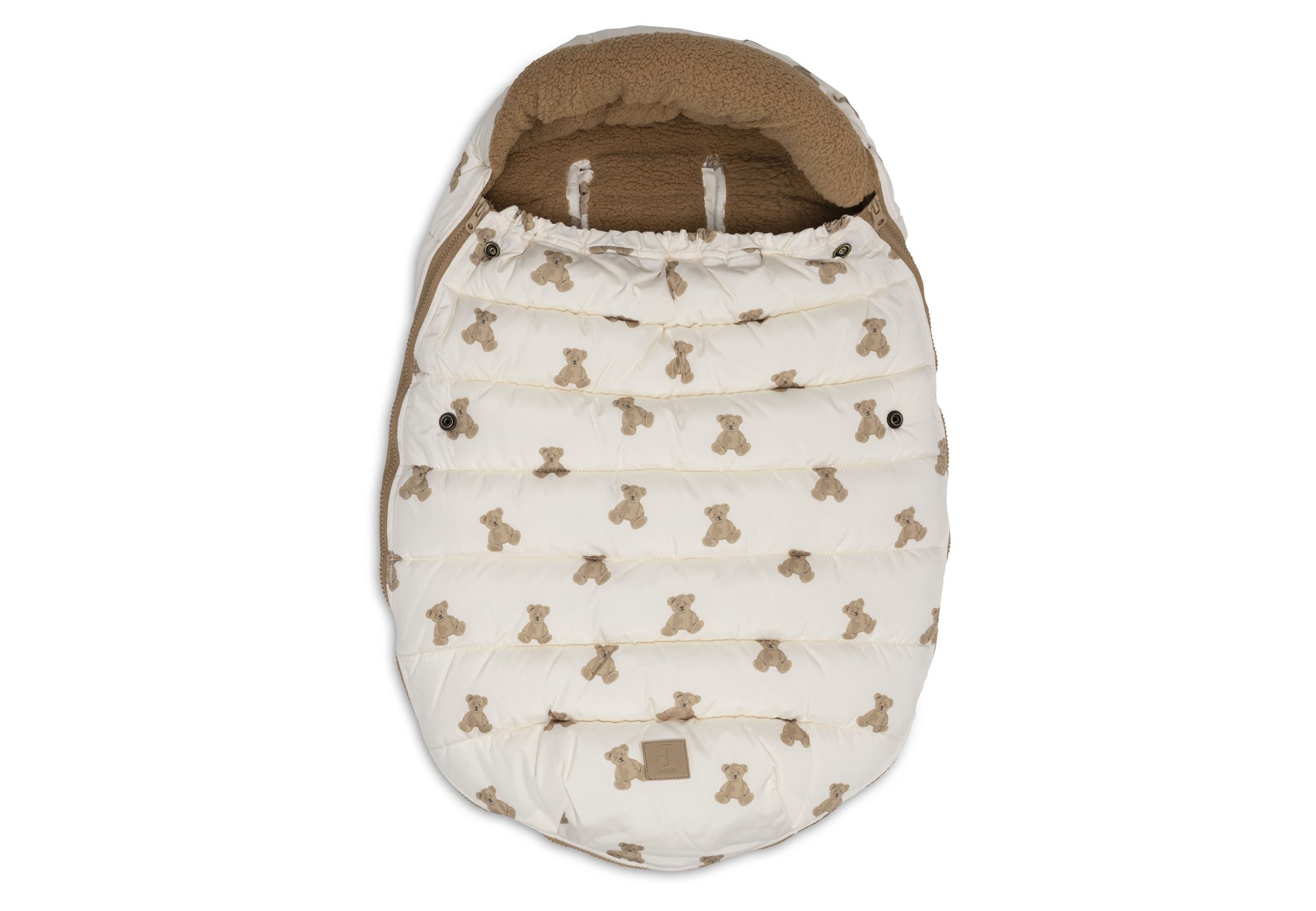 Voetenzak groep 0+ 3/5 punts Puffed - Mini Teddy Bear
