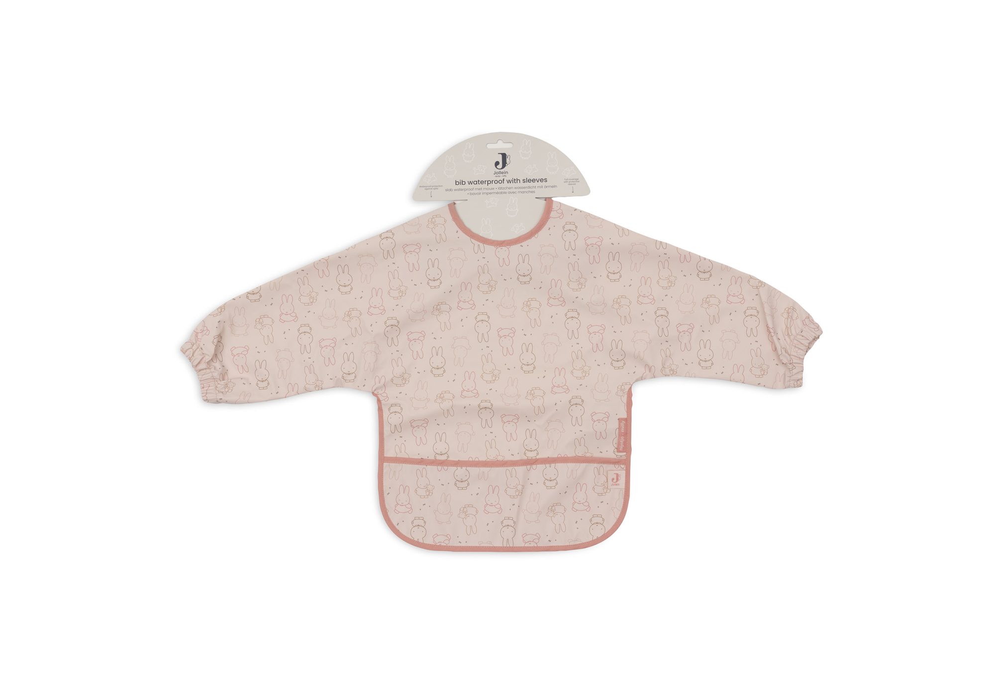Slab Waterproof met Mouw Nijntje Moments - Silk Rose - afbeelding 4